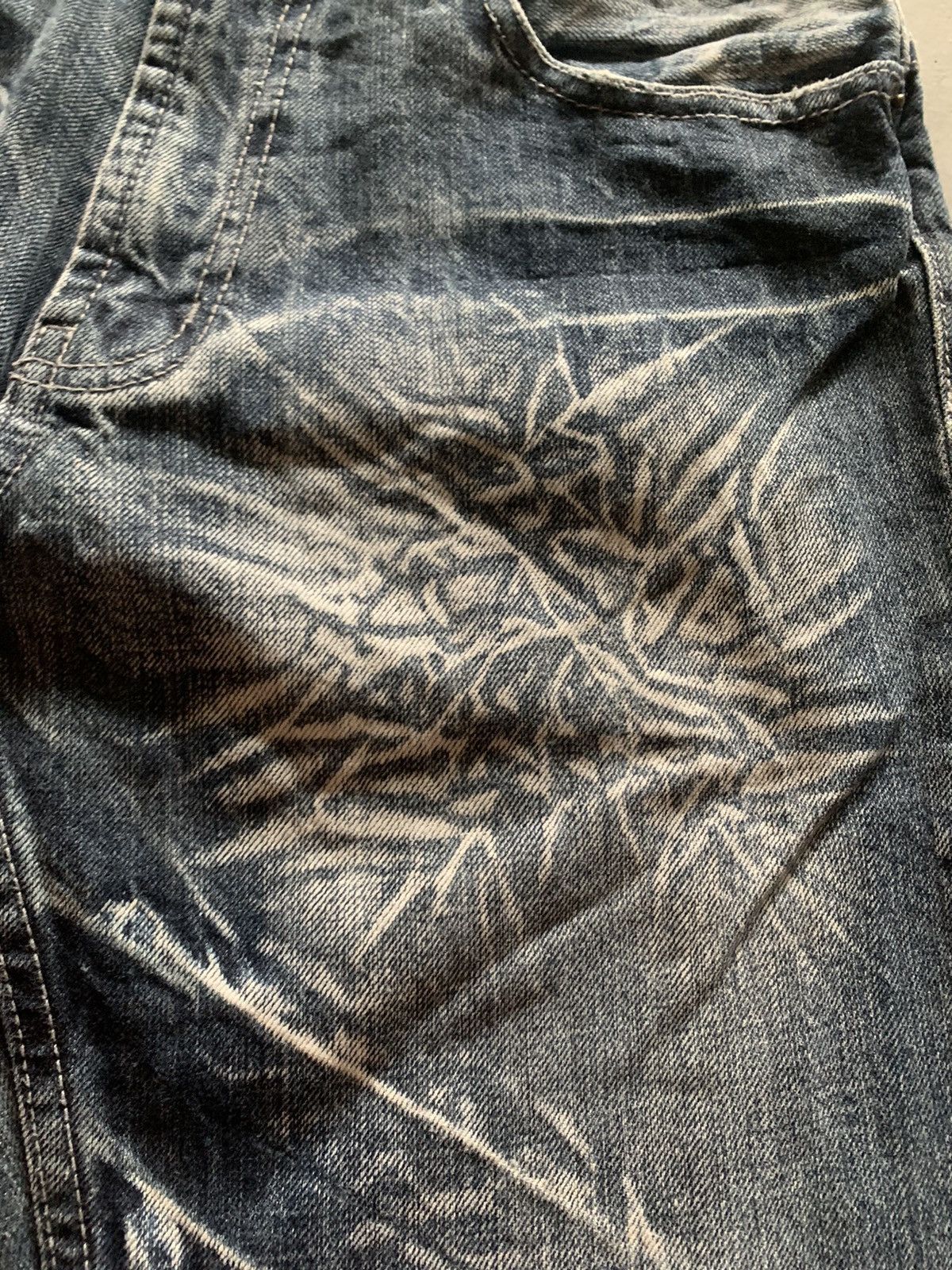 If Six Was Nine flared y2k sorridere sick washed design japanese jeans Size US 30 / EU 46 - 12 Thumbnail