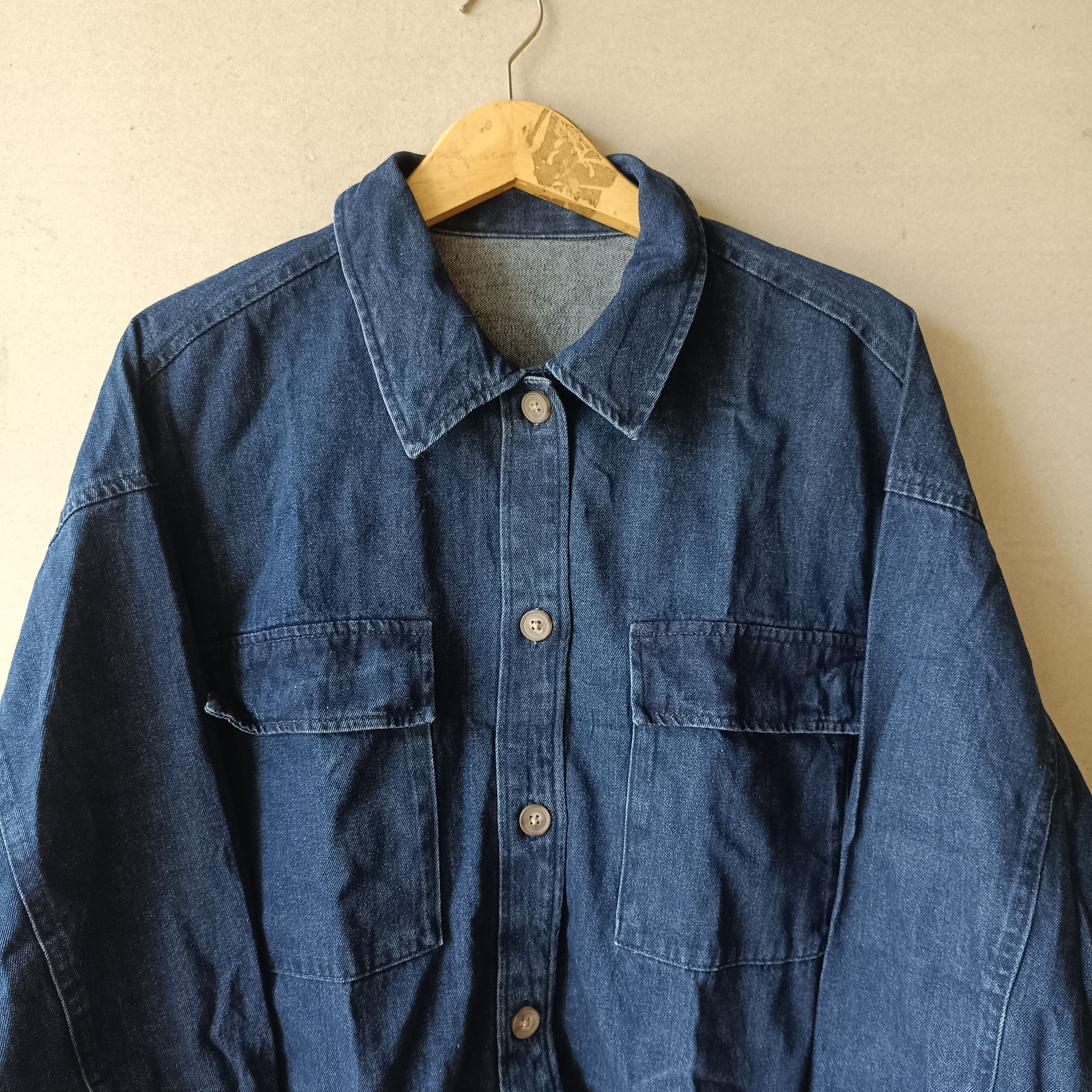 GU Denim jacket boxy fit big pocket Size XL / US 12-14 / IT 48-50 - 2 Thumbnail