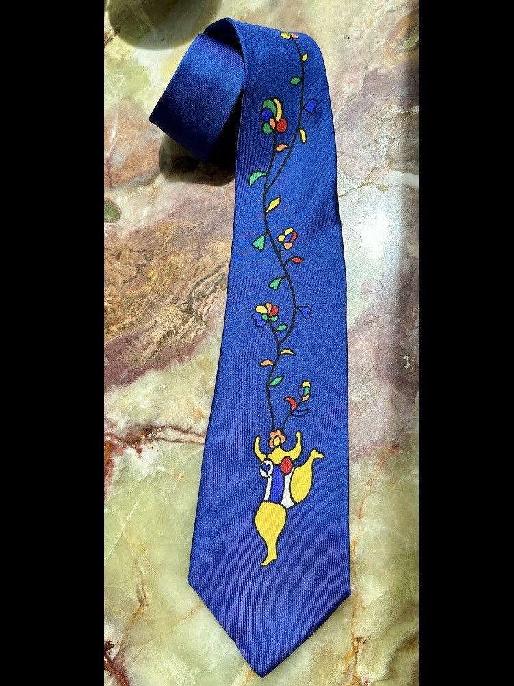 Other VINTAGE 1990s NIKI de SAINT PHALLE SILK TIE NANA MODERN ART Size ONE SIZE - 1 Thumbnail