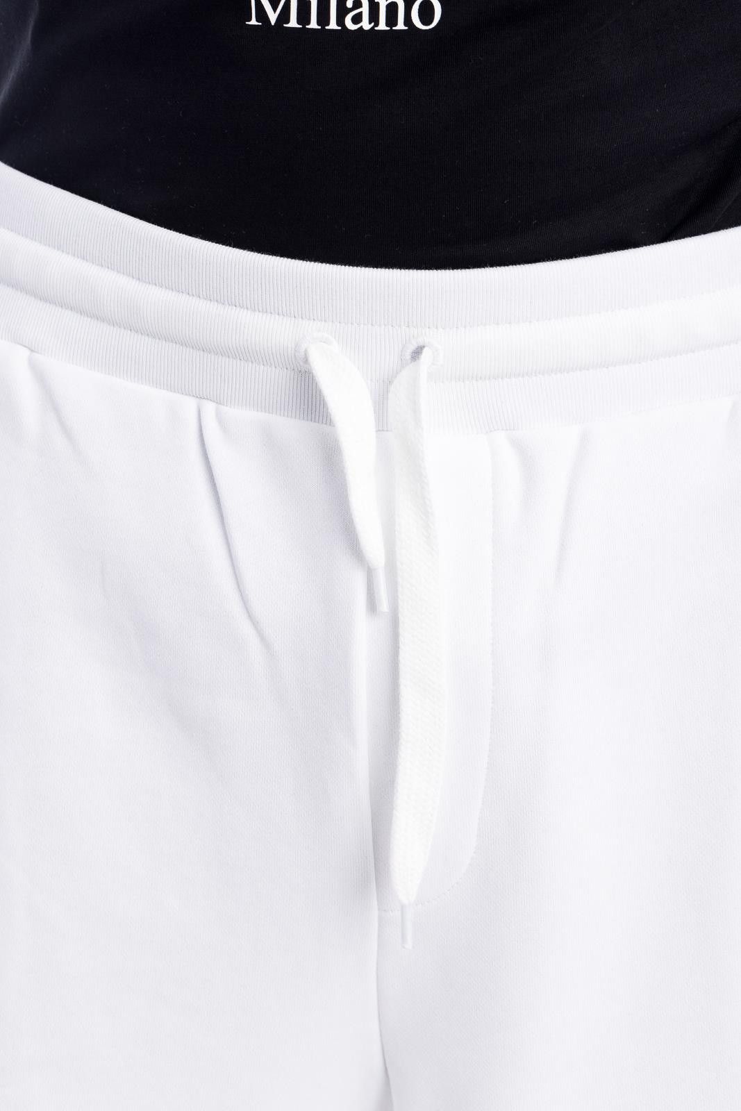 Moschino o1y0225 Logo Short in White Size US 34 / EU 50 - 2 Thumbnail