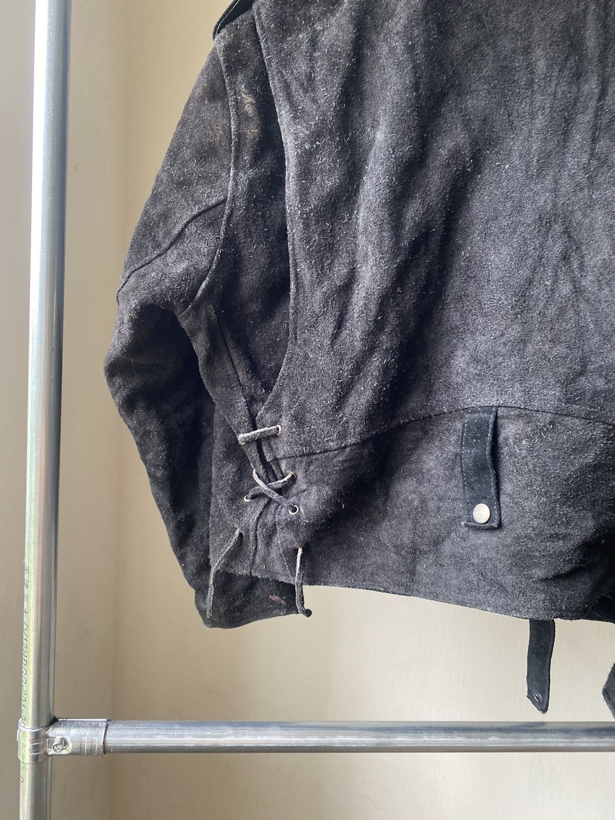 Yasuyuki Ishii VINTAGE RUDIES JAPAN BIKER LEATHER COWHIDE 90s LGB PUNK Size US M / EU 48-50 / 2 - 16 Thumbnail