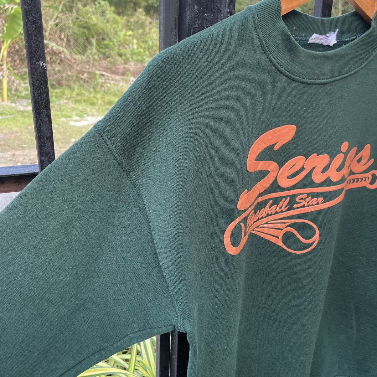 Vintage 🔥Vintage 90s Baseball Series Big Logo Crewneck Sweatshirts Size US S / EU 44-46 / 1 - 7 Thumbnail
