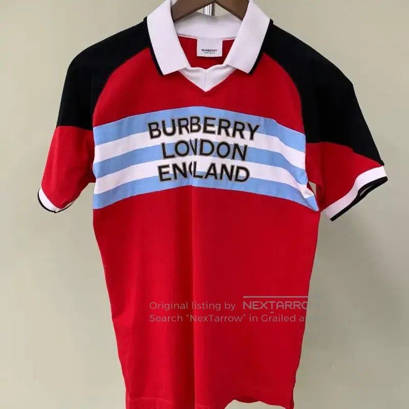 Burberry Burberry Colorful Cotton Men's Polo. Size US M / EU 48-50 / 2 - 1 Thumbnail