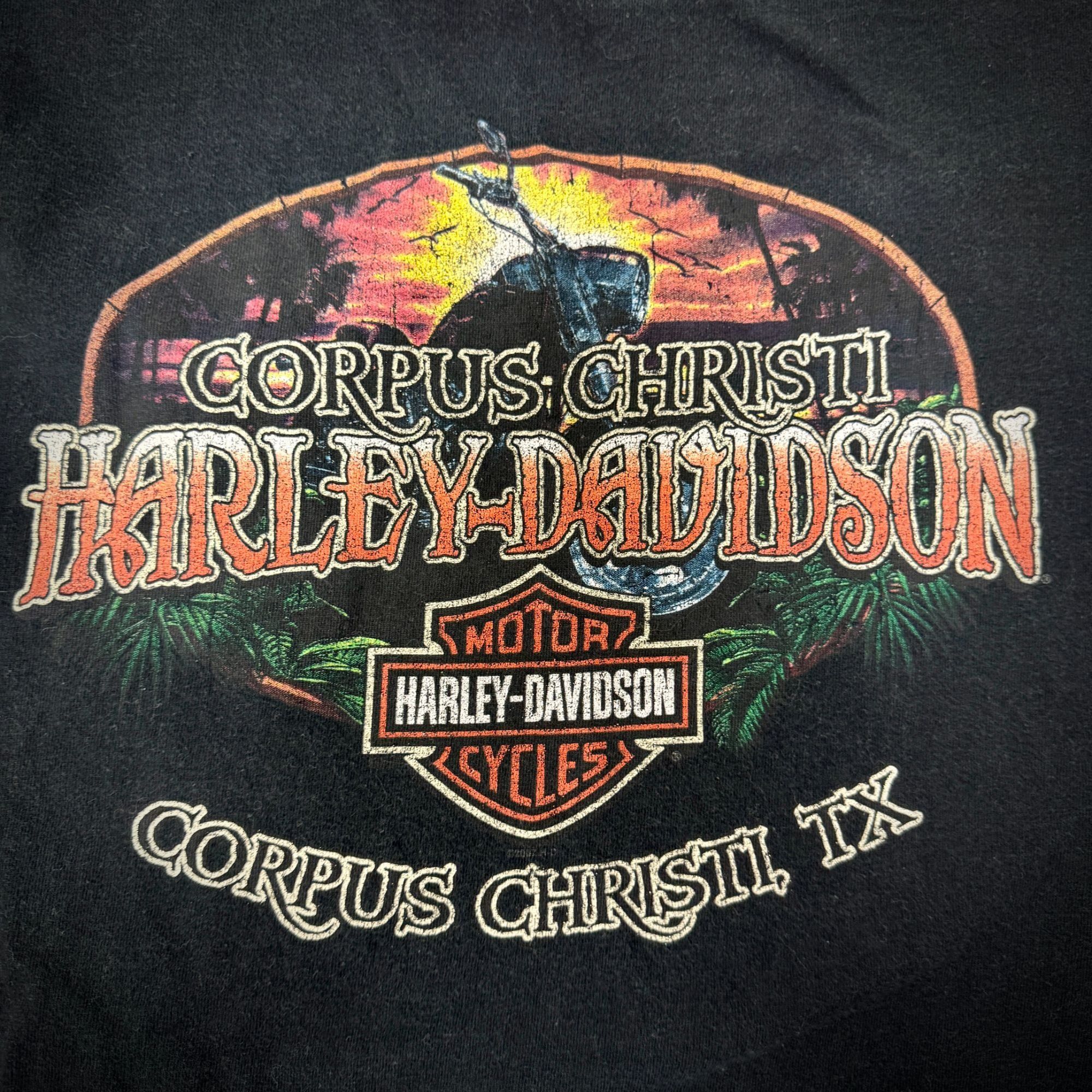 Harley Davidson Harley Davidson Corpus Christi Texas Long Sleeve FLAMES Tee Size US XXL / EU 58 / 5 - 3 Thumbnail