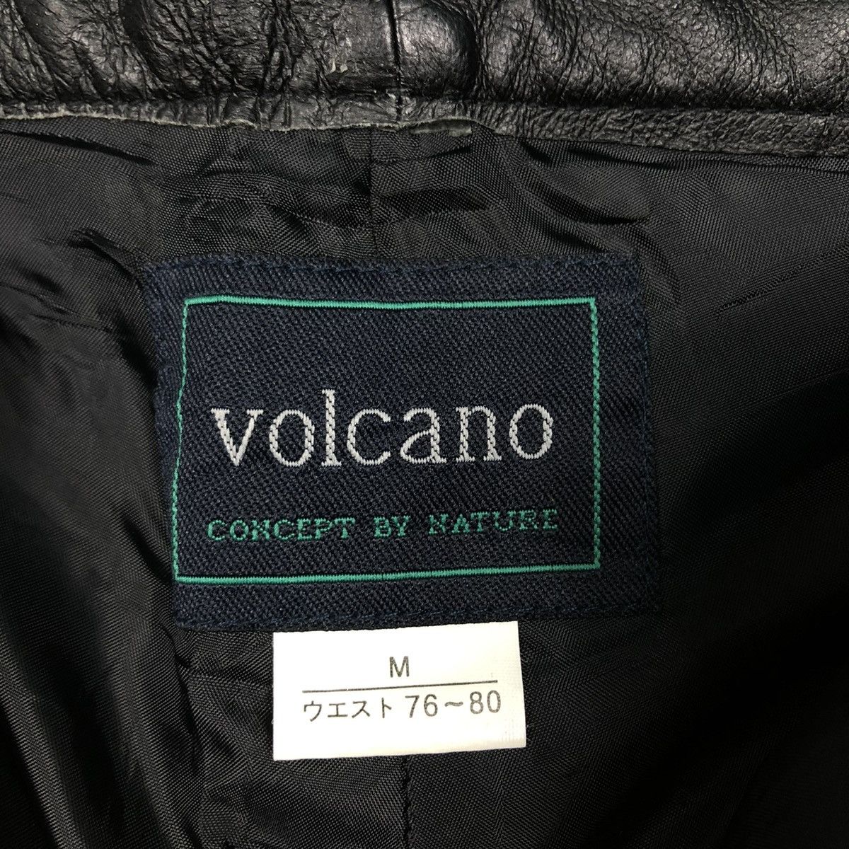 Genuine Leather × Japanese Brand × Vintage 🔥VINTAGE BIKER GENUINE LEATHER PANTS VOLCANO ISSEY MIYAKE Size US 30 / EU 46 - 14 Thumbnail