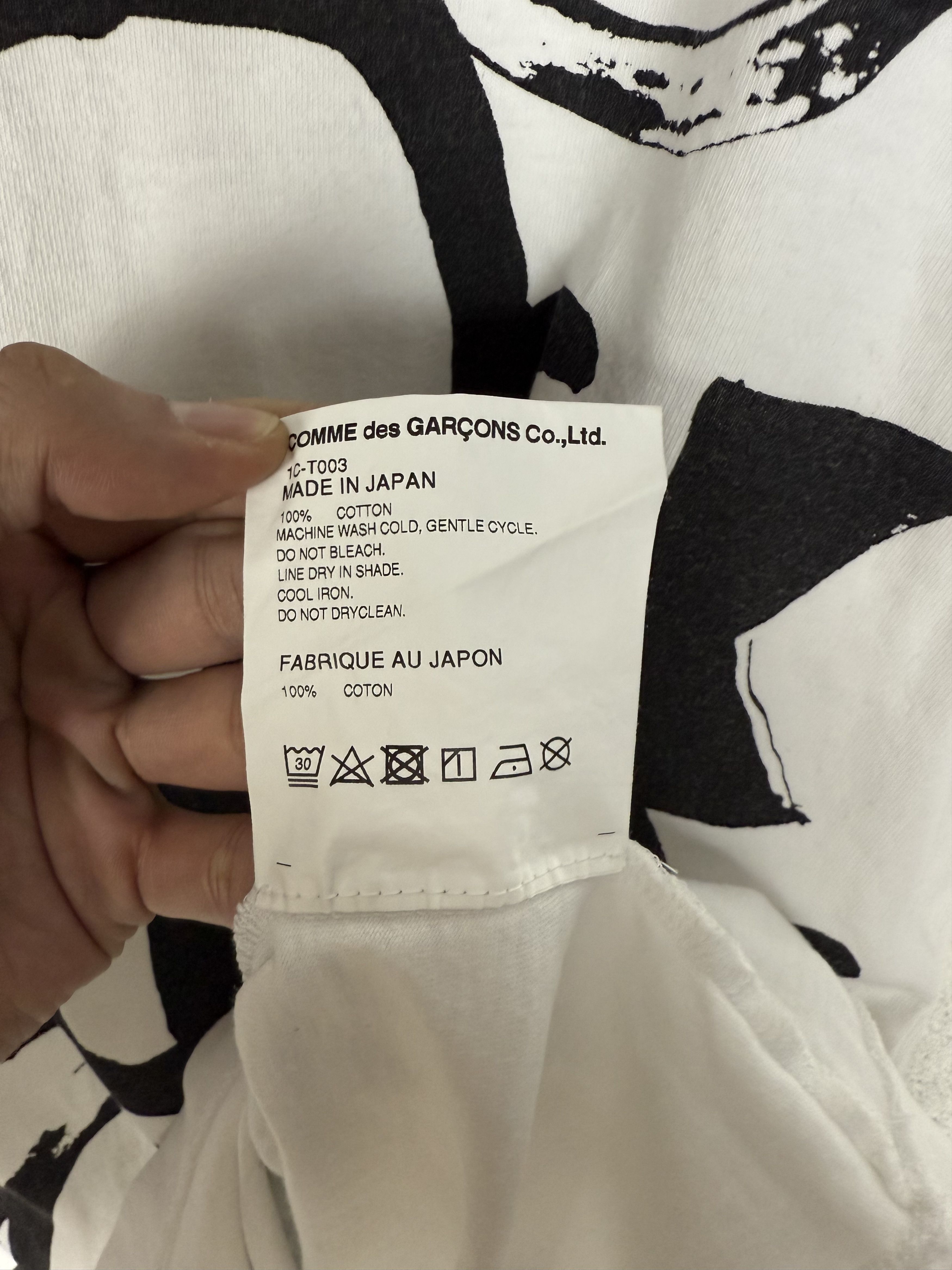Comme des Garcons Black Comme Des Garcons CDG Tshirt Size US L / EU 52-54 / 3 - 5 Thumbnail