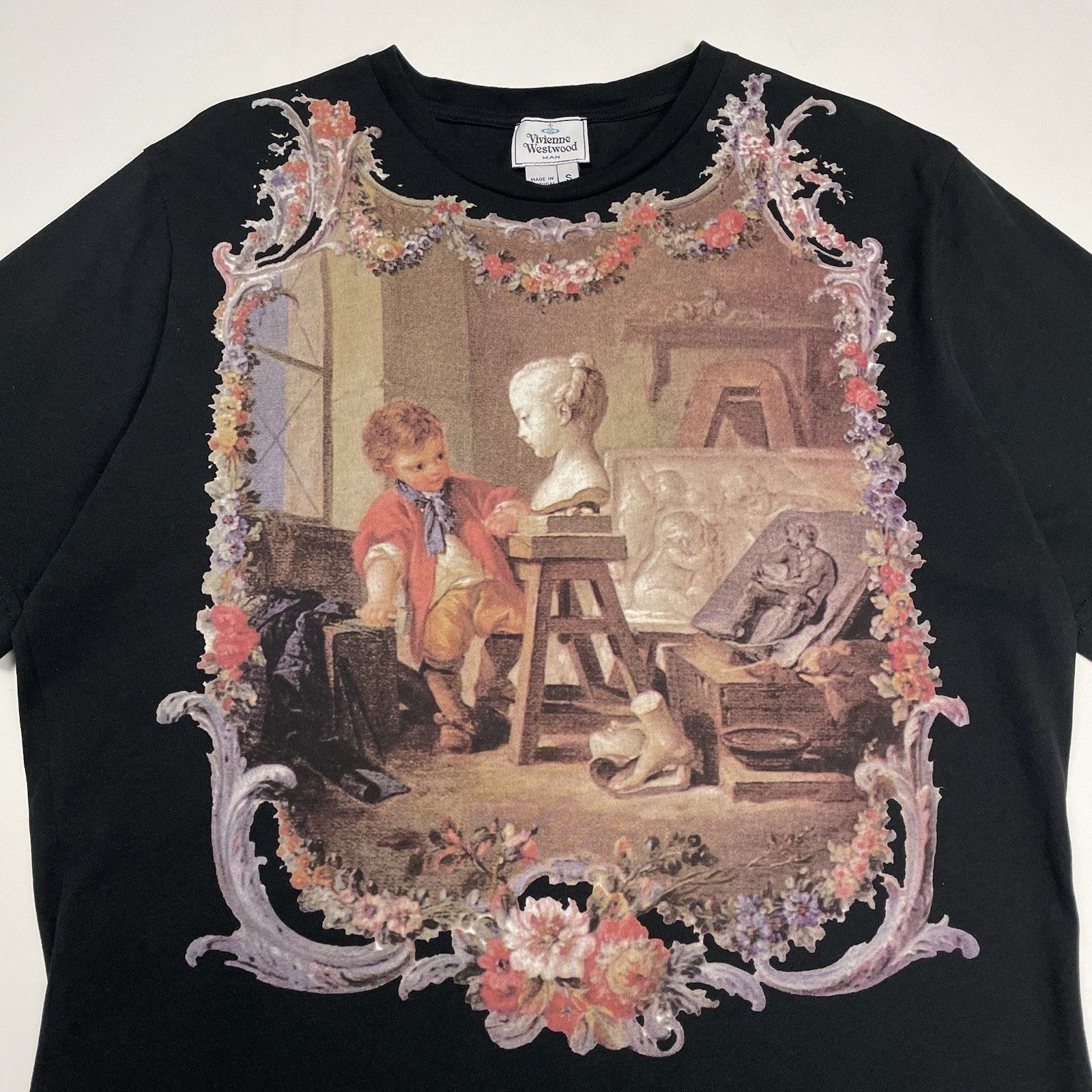 Vivienne Westwood Vivienne Westwood Sculpture Boy Boucher Painting T-Shirt S Size US S / EU 44-46 / 1 - 2 Thumbnail