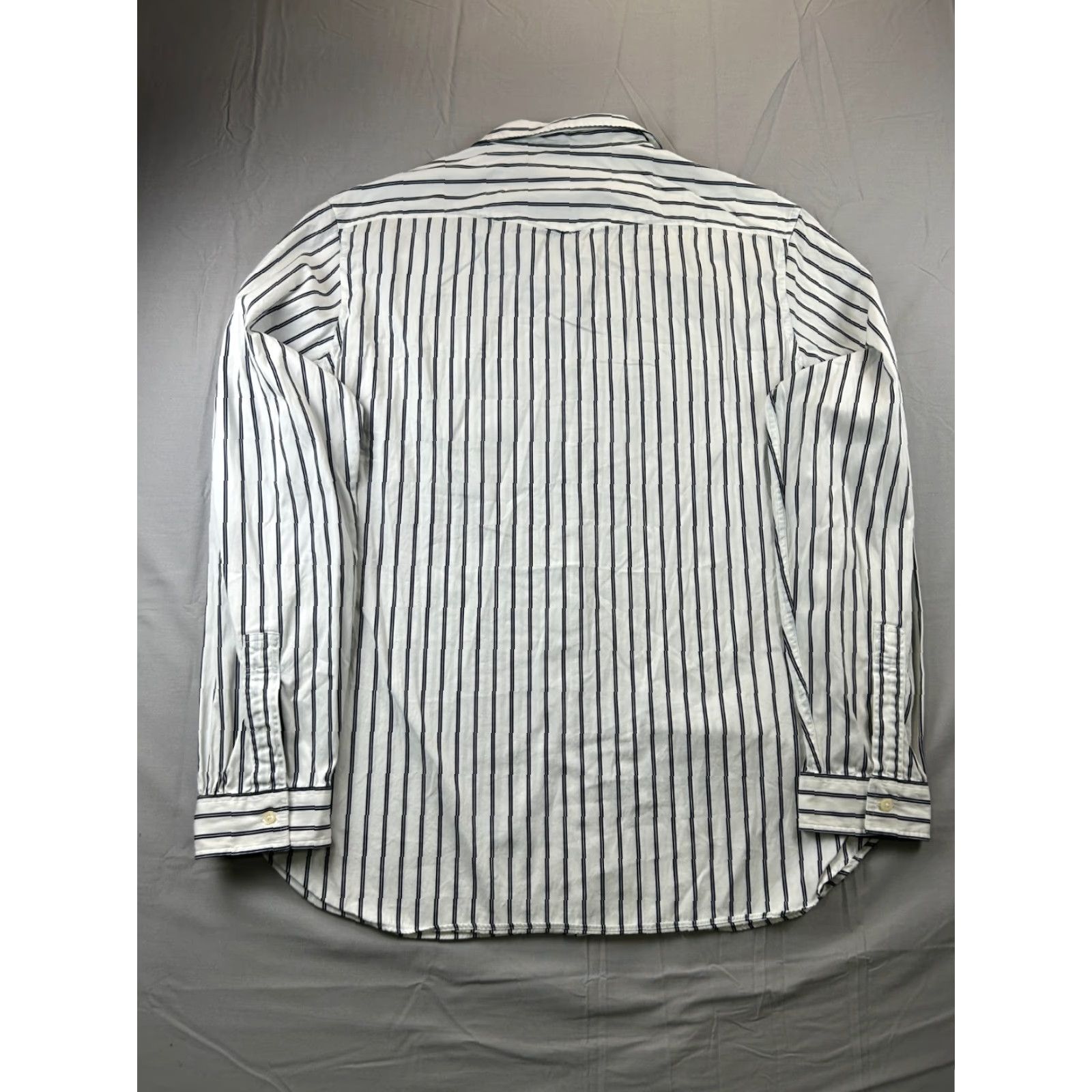 Polo Ralph Lauren Polo Ralph Lauren Shirt Mens XL Nautical White Striped Button-Down Collar Crew Crest Details Shirt Size US XL / EU 56 / 4 - 4 Thumbnail