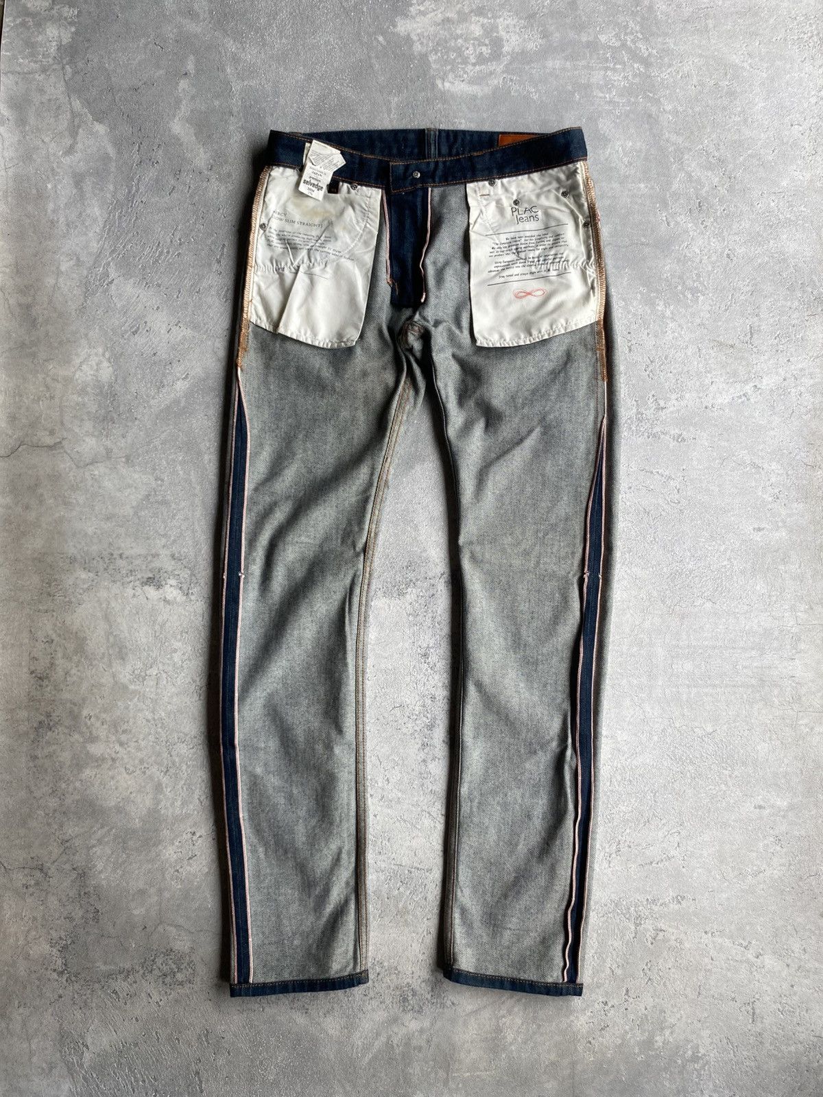 PLAC PLAC by PLACID WAVE Selvedge Denim Size US 33 - 2 Thumbnail