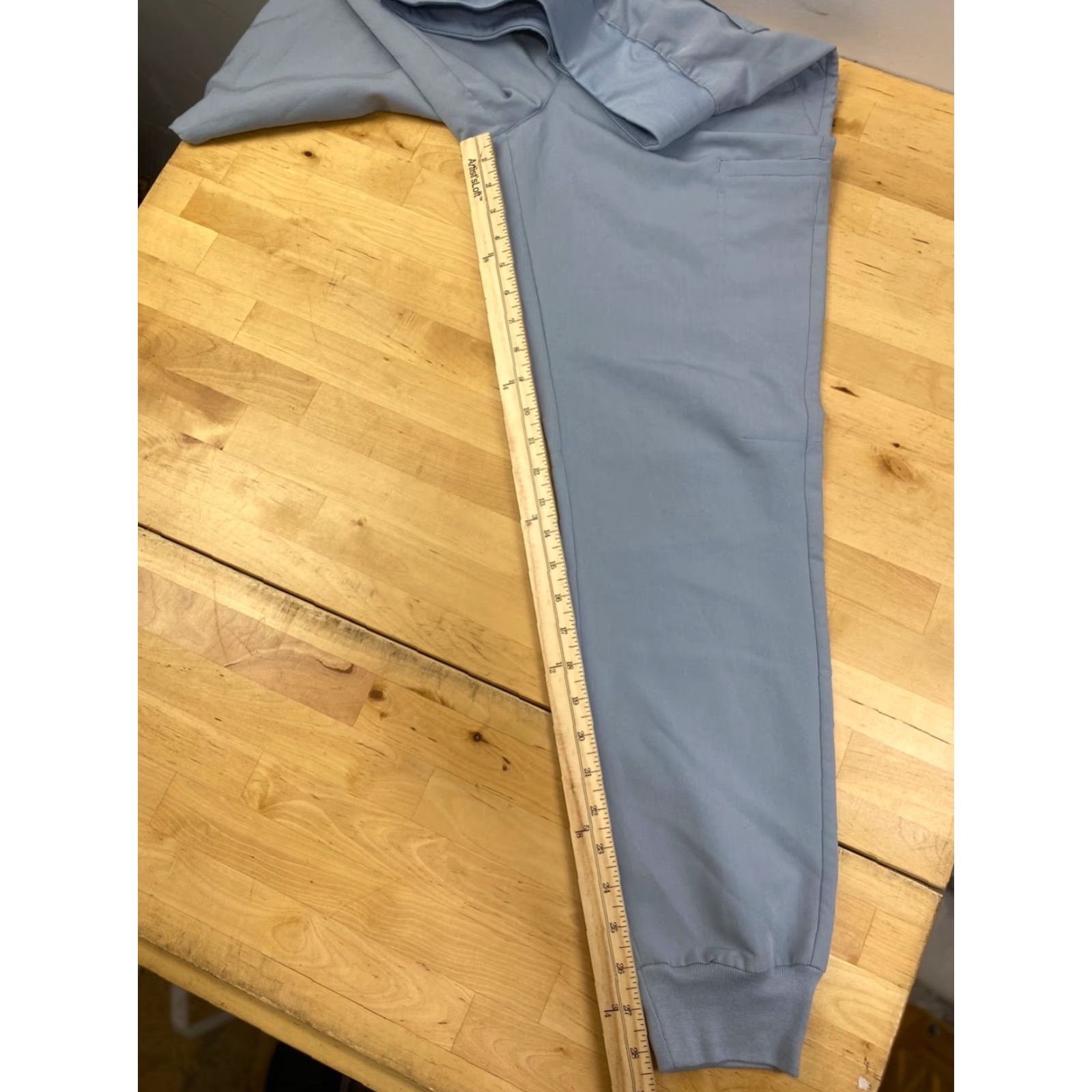 Vintage FIGS Zamora Joggers Womens S Light Blue Work Medical Hospital 10898 Size 28" / US 6 / IT 42 - 7 Thumbnail