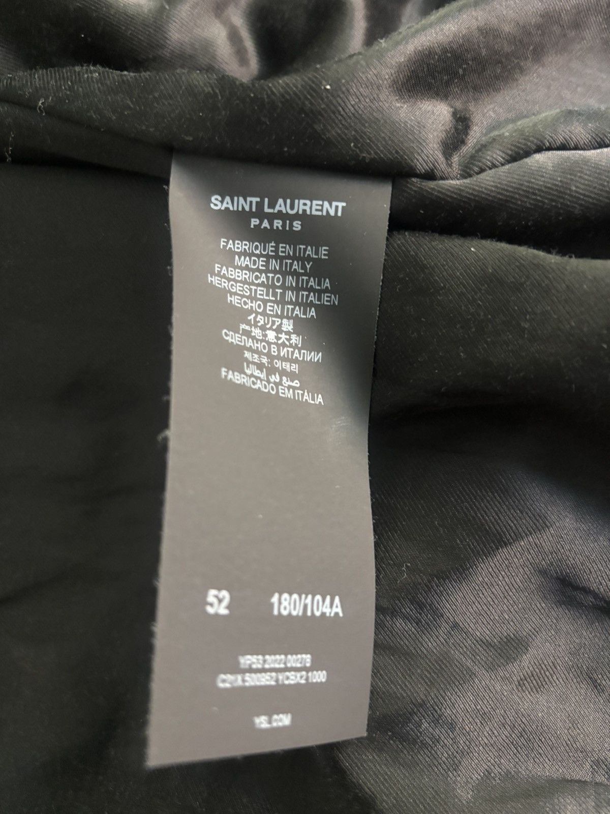 Saint Laurent Paris Saint Laurent Paris Classic Leather Bomber Jacket Size 52 Size US L / EU 52-54 / 3 - 5 Thumbnail