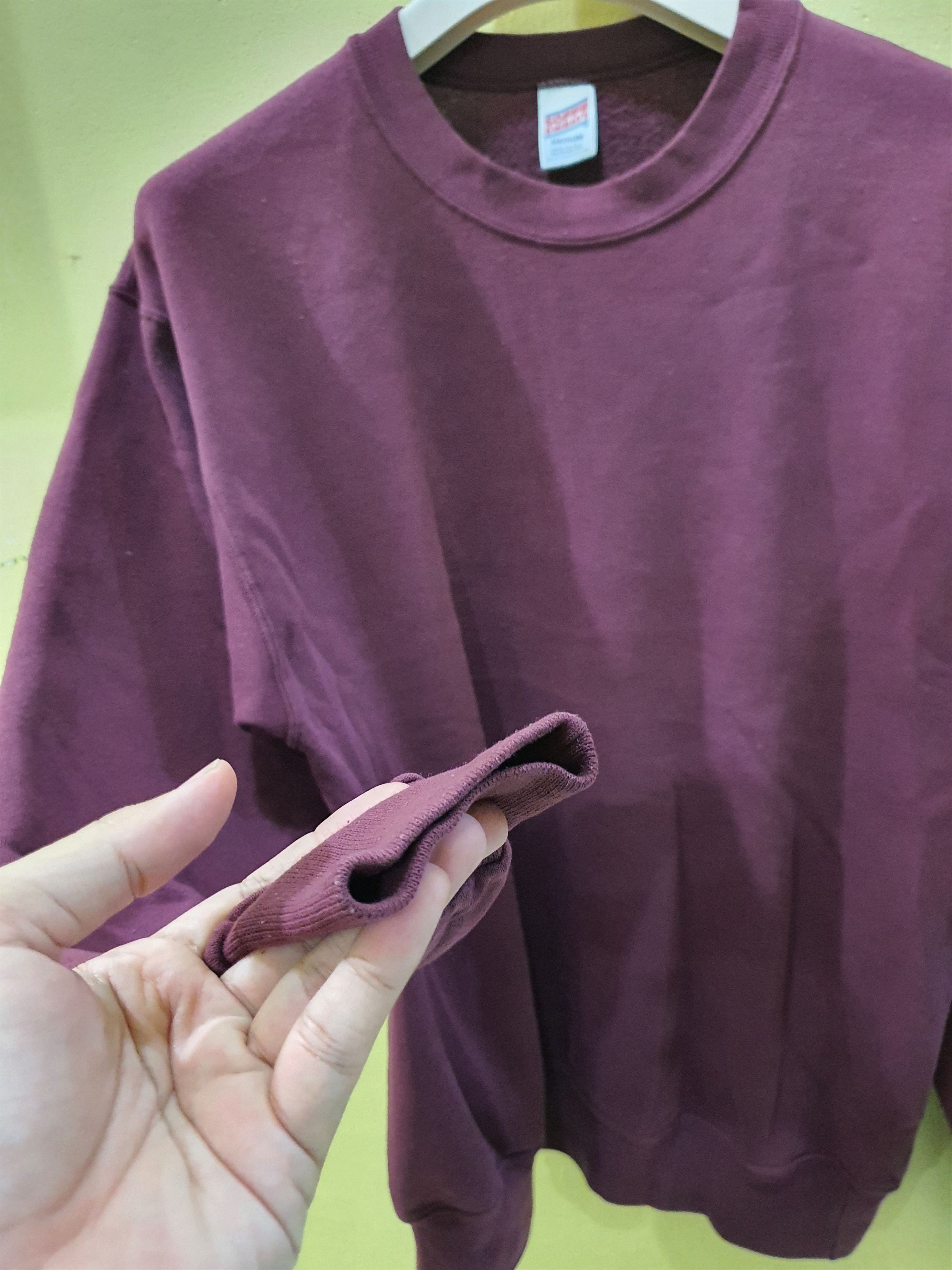 Soffe Vintage Soffe plain burgundy crewneck sweatshirt Size US M / EU 48-50 / 2 - 8 Thumbnail