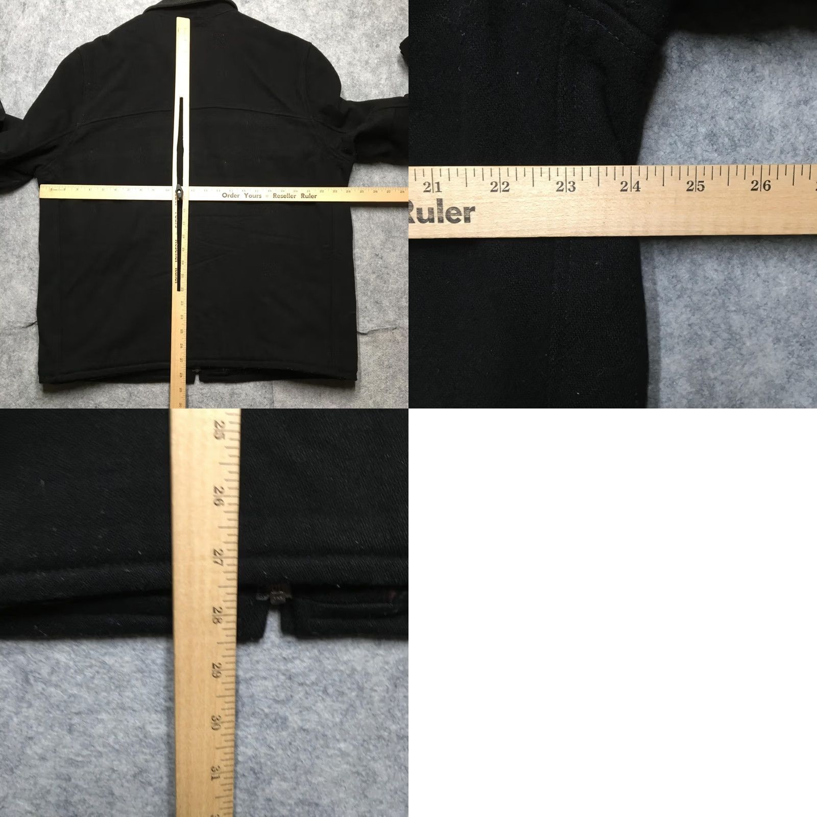 Gap Gap Jacket Mens Large Black Wool Blend Zip Front Quilted Lined Casual Coat Size US L / EU 52-54 / 3 - 9 Thumbnail