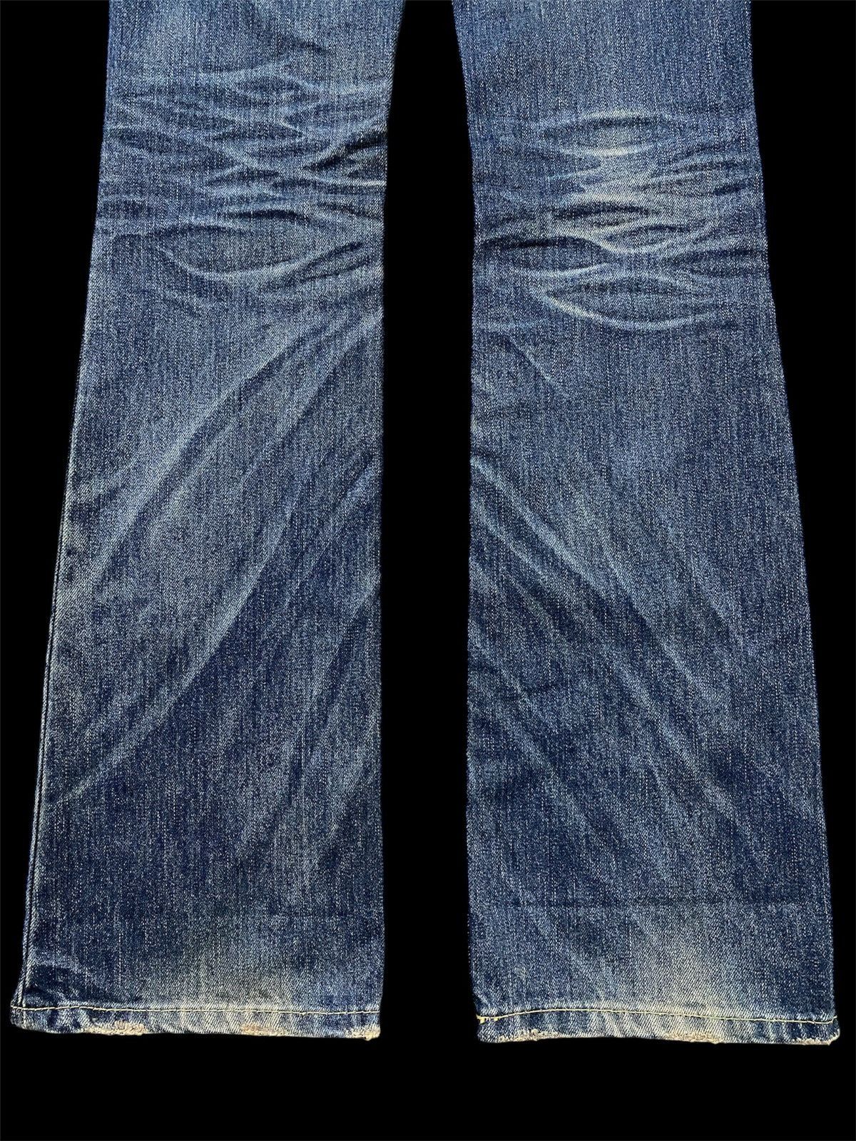 Japanese Brand Flare Jeans Japan Lolita Washed Distressed Jeans Size US 28 / EU 44 - 3 Thumbnail