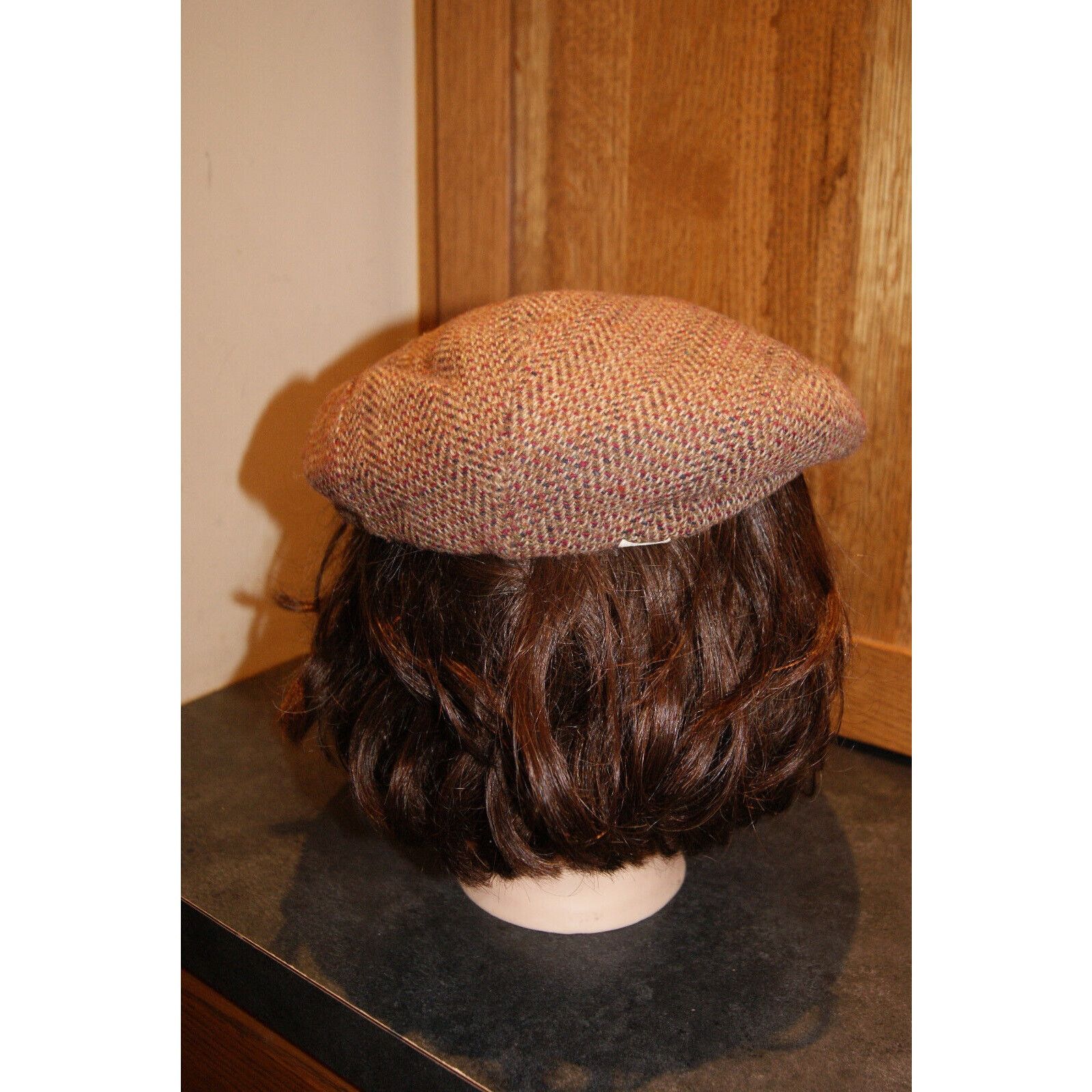 Other VTG Country Gentlemen Hat Wool Houndstooth Newsboy Hat USA Size ONE SIZE - 4 Thumbnail