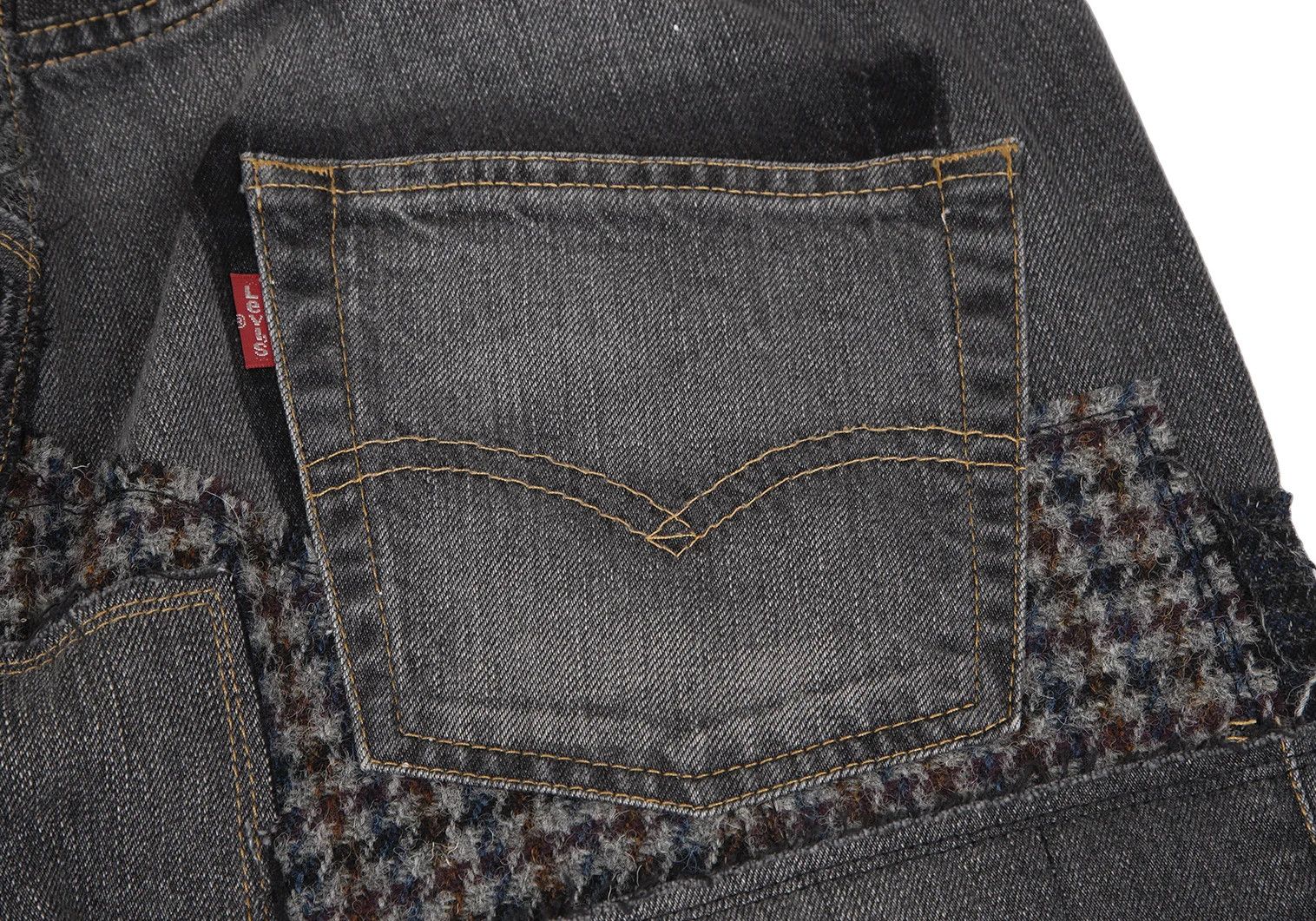 Junya Watanabe Black Custom Patchwork Denim Pants Size M Size US 34 / EU 50 - 14 Thumbnail