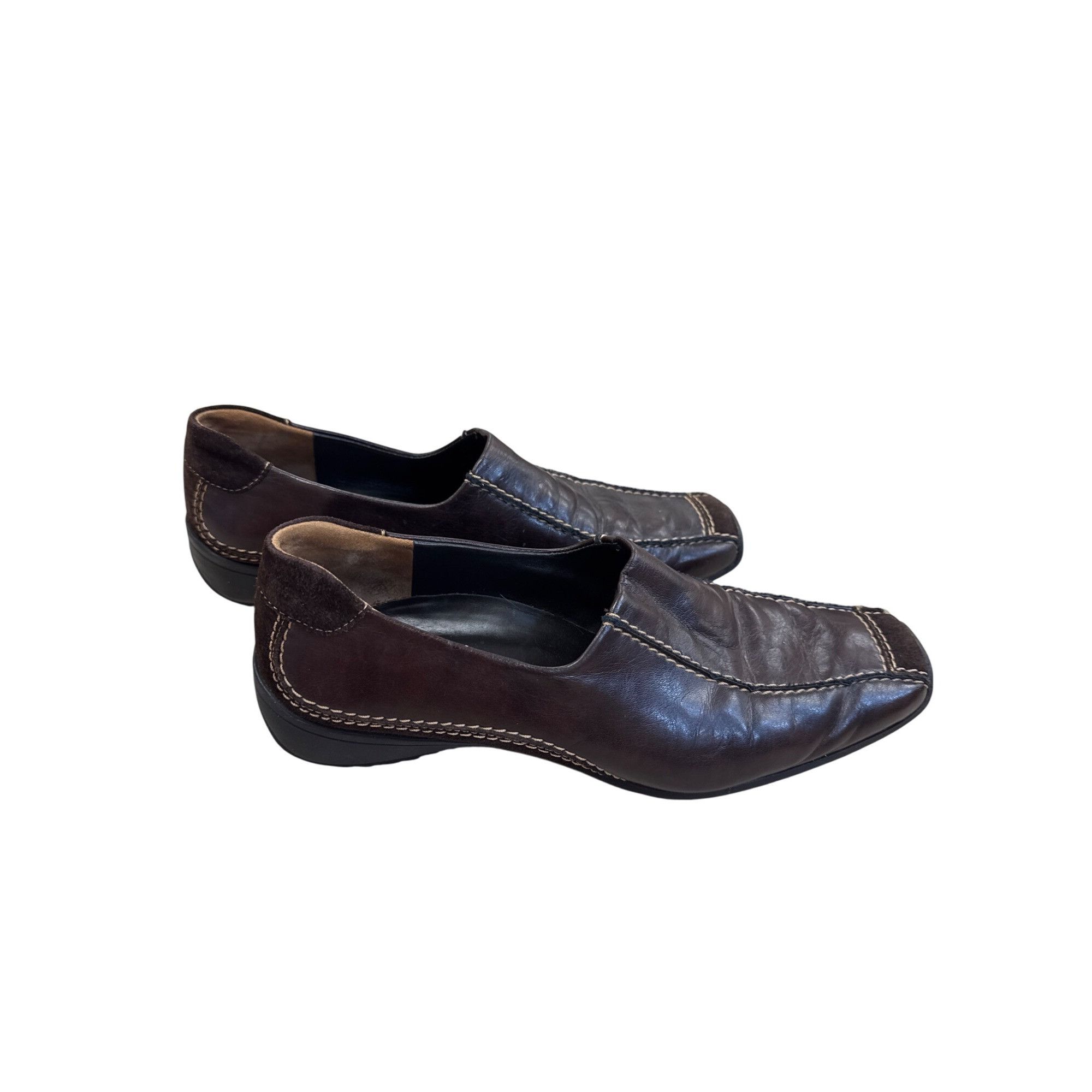 Other Paul Green Munchen Womens Brown Leather Slip-On Loafers Size Size US 6 / IT 36 - 4 Thumbnail