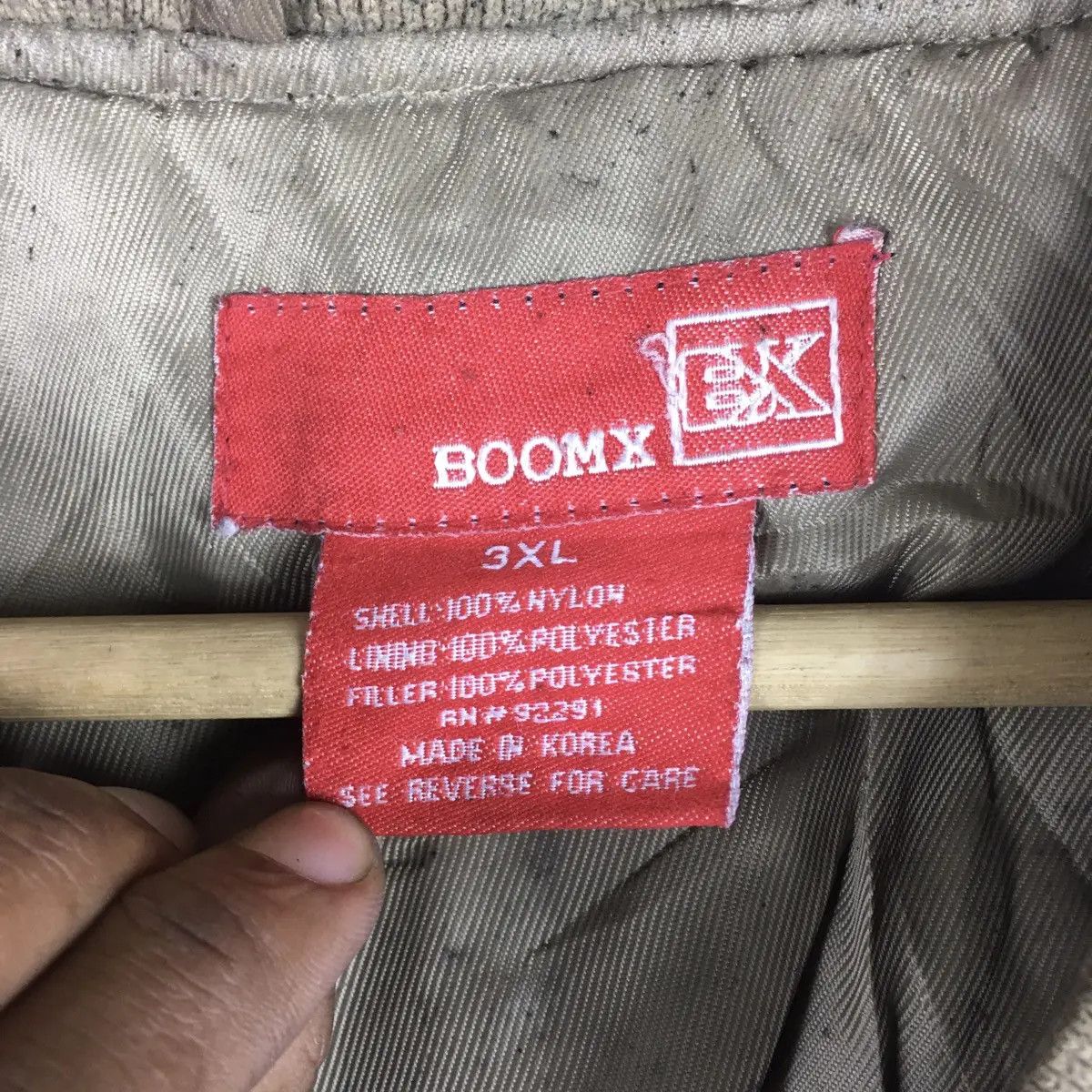 Vintage Vtg BOOMX Flight Jacket World War Fighter Bomber Puff Size US XXL / EU 58 / 5 - 3 Thumbnail