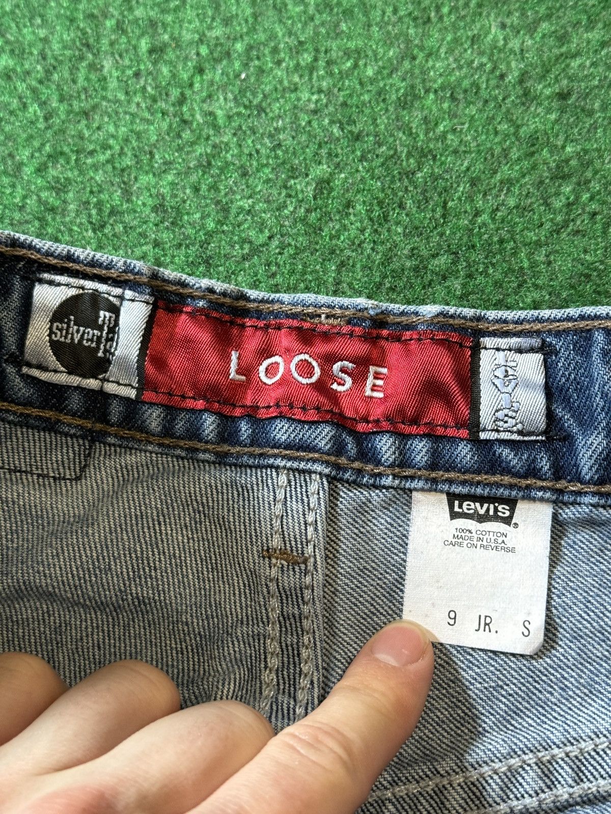 Levi's Vintage Clothing Vintage 90s Levi’s Silvertab Loose Fit Baggy 29x32 Jeans Size 29" - 4 Thumbnail