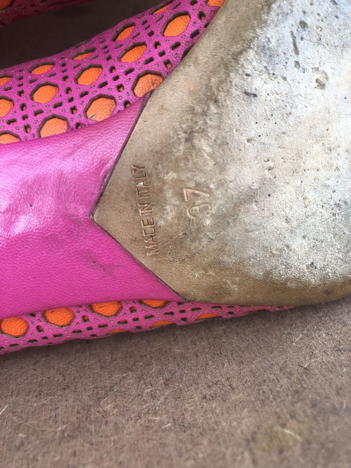 Christian Dior Monsieur Christian Dior Pink Leather Size 37 Size US 7 / IT 37 - 18 Thumbnail