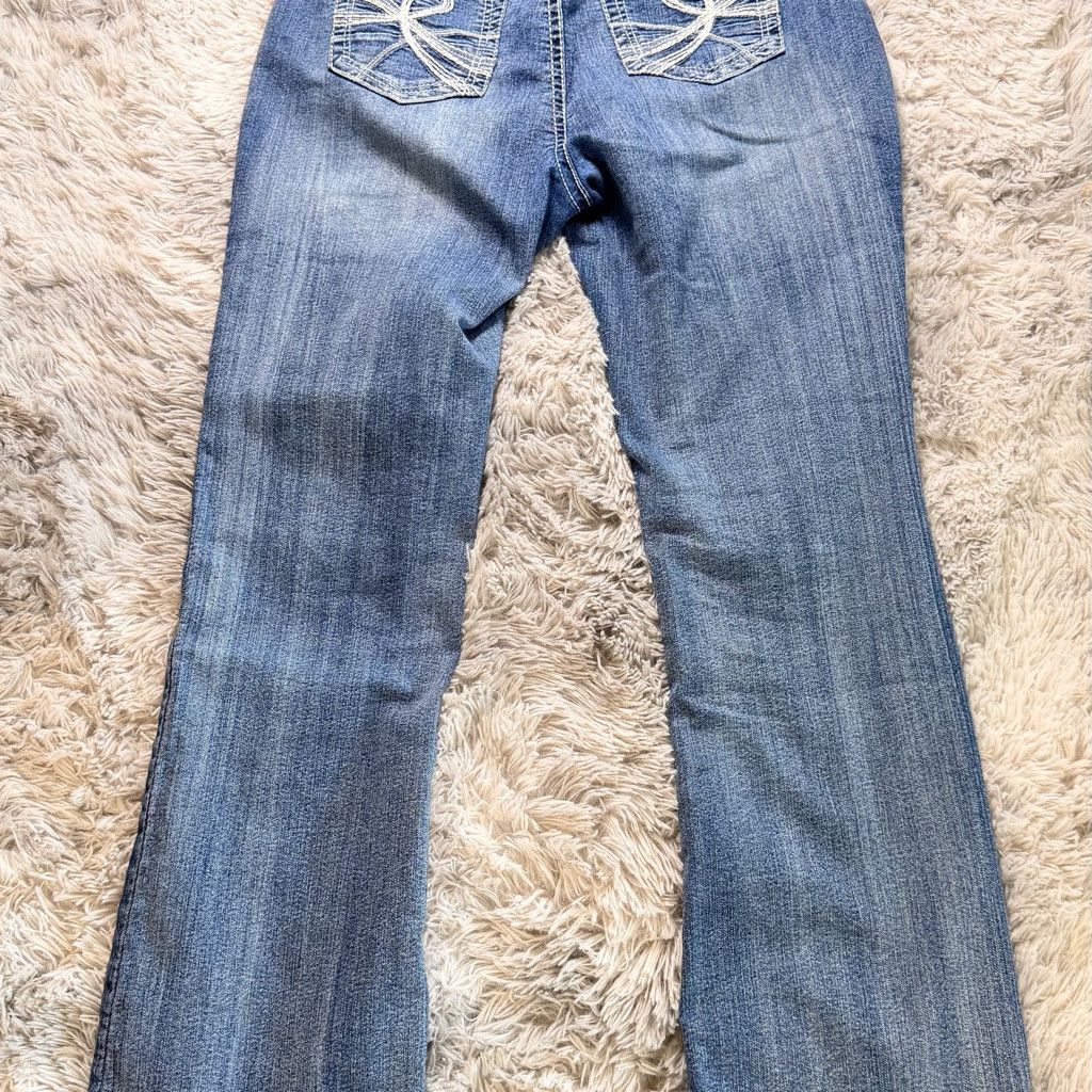 The Unbranded Brand WALLFLOWER CURVY FIT JEANS 13 Size 31" - 3 Thumbnail