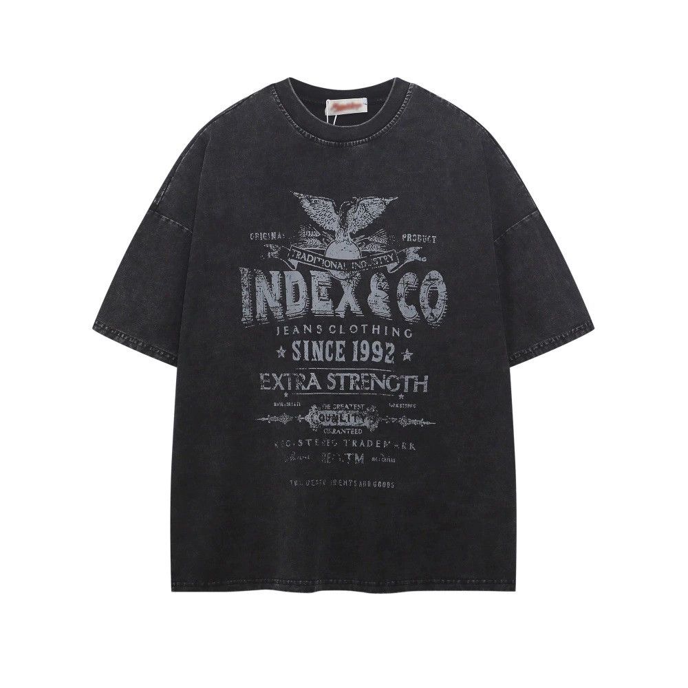 Vintage Men's loose punk letter washed distressed T-shirt Size US M / EU 48-50 / 2 - 1 Thumbnail