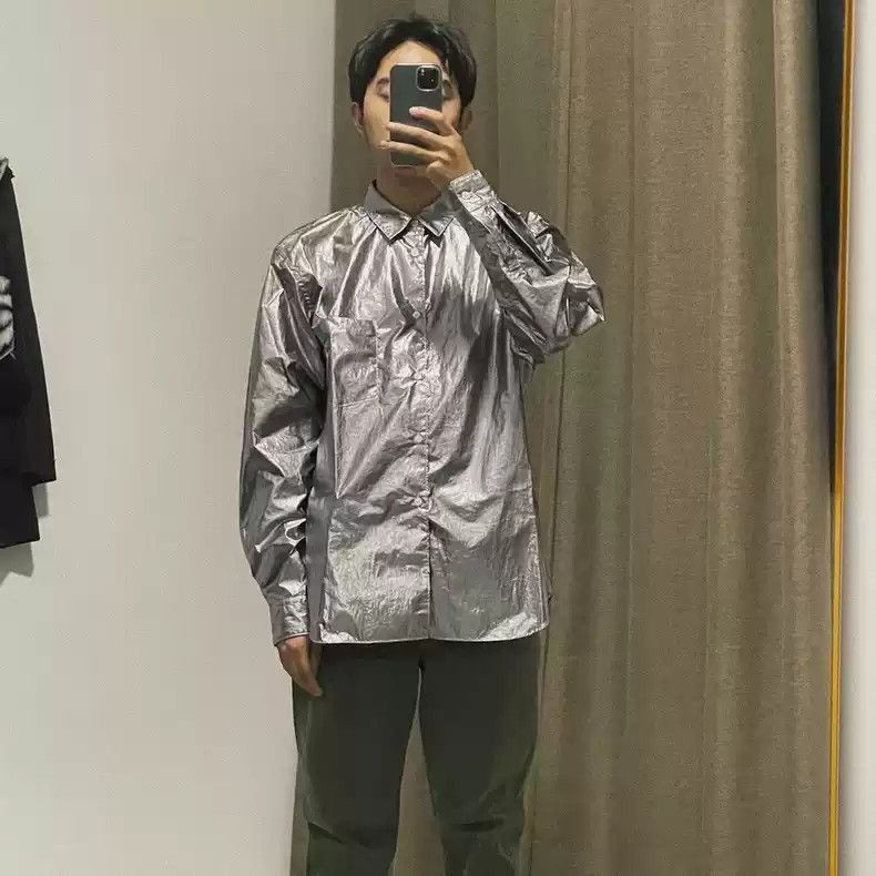Comme des Garcons comme des garcon metallic luster shirt 2505-Nextarrow Size US L / EU 52-54 / 3 - 2 Thumbnail
