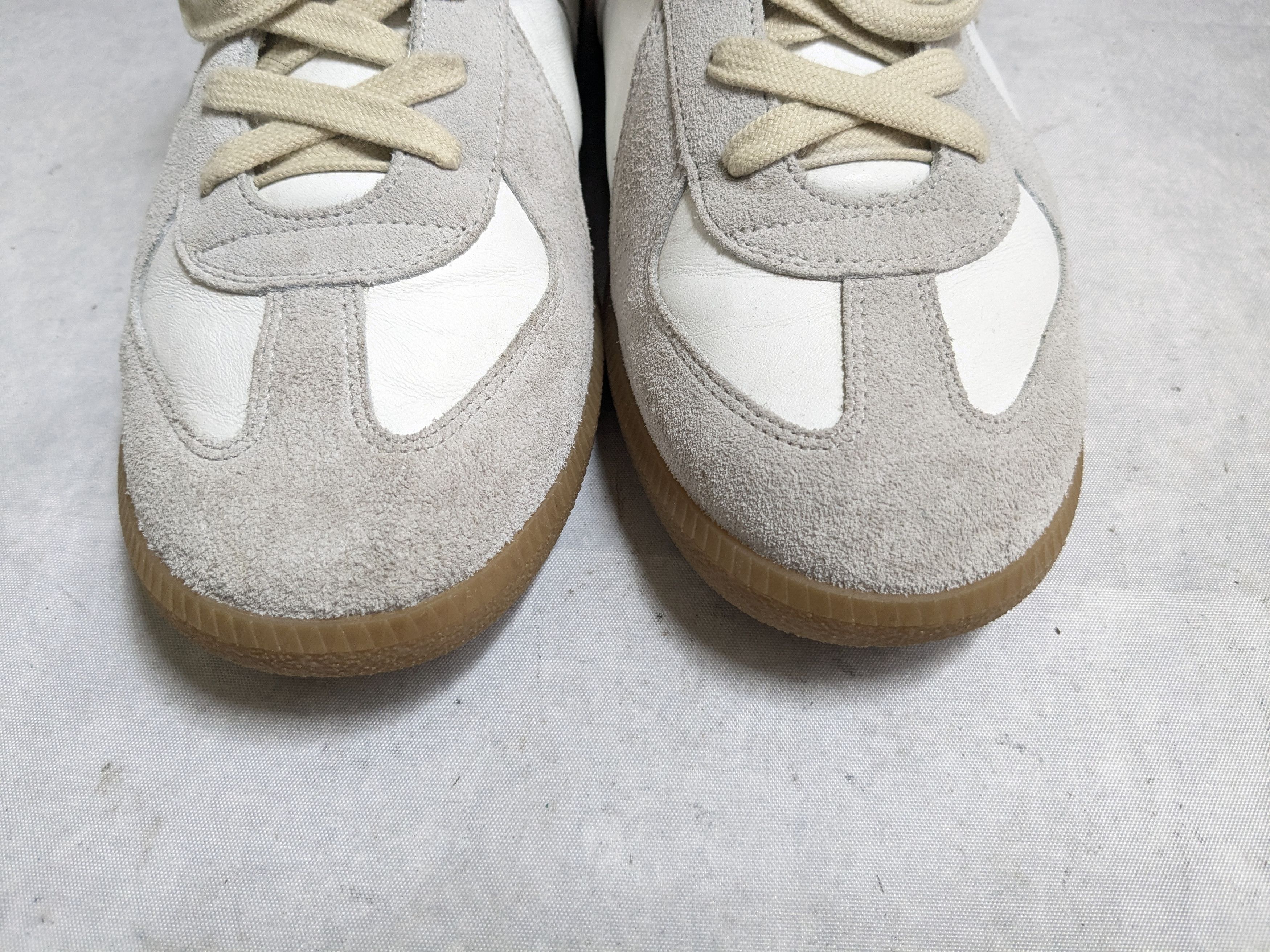 Maison Margiela Maison Margiela Replica GAT White Gray 11 44 Gum Low Size US 11 / EU 44 - 3 Thumbnail