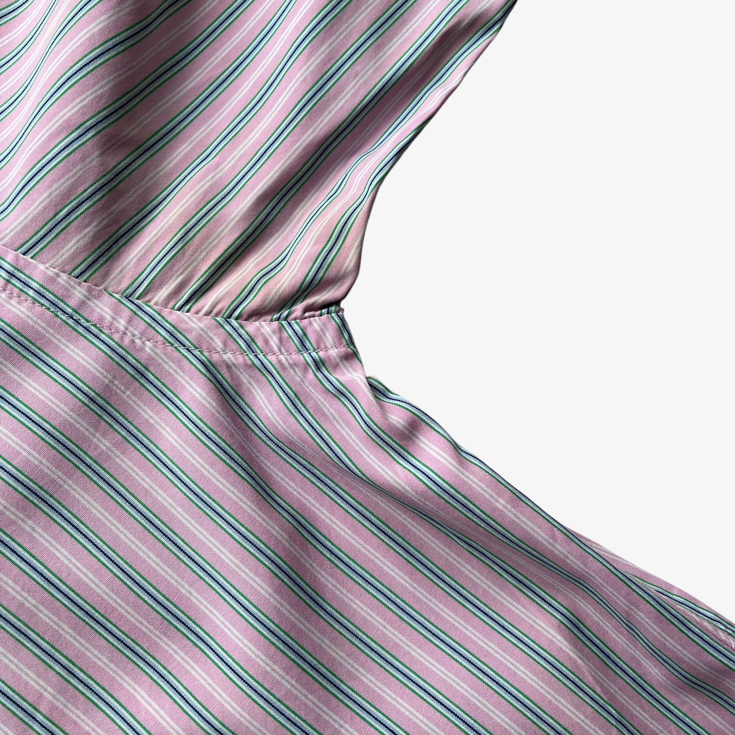 Ralph Lauren Vintage 90s Men's Ralph Lauren Pink Striped Shirt Size US L / EU 52-54 / 3 - 5 Thumbnail