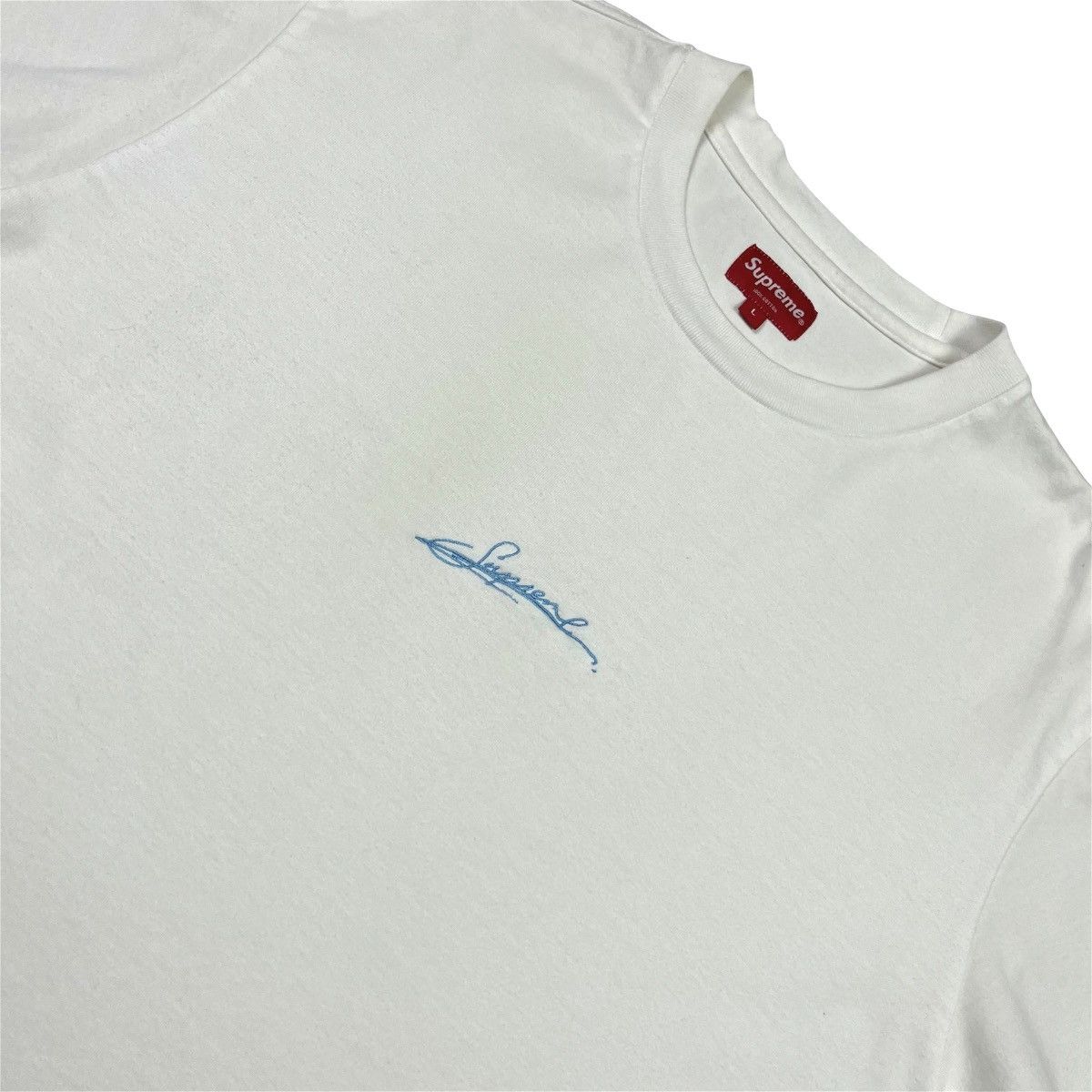 Supreme Supreme Streetwear Luxury Tee Skateboarding Cotton White Size US L / EU 52-54 / 3 - 2 Thumbnail