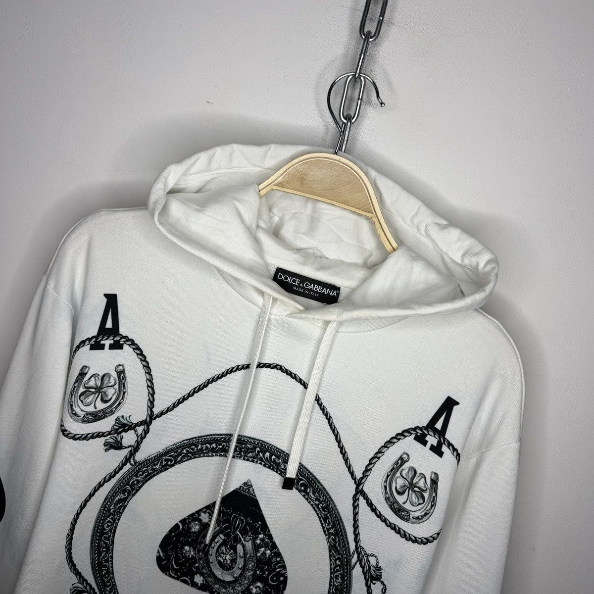 Dolce & Gabbana Vintage dolce & gabbana ace of spade hoodie Size US M / EU 48-50 / 2 - 4 Thumbnail