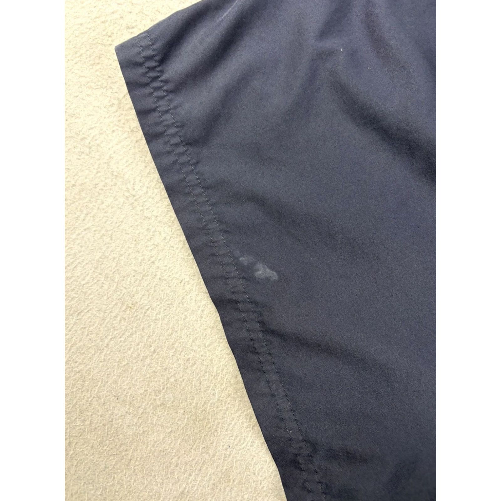 Nike VINTAGE Nike Running Shorts Mens XL Navy Blue 5” Inseam Gym Swoosh Athletic Regular Drawstring Size US 36 / EU 52 - 7 Thumbnail