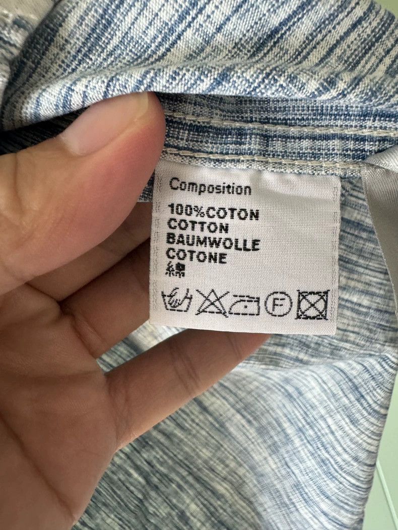 Dior Dior Size37 Blue full-printed old-fashioned shirt Size US XS / EU 42 / 0 - 5 Thumbnail