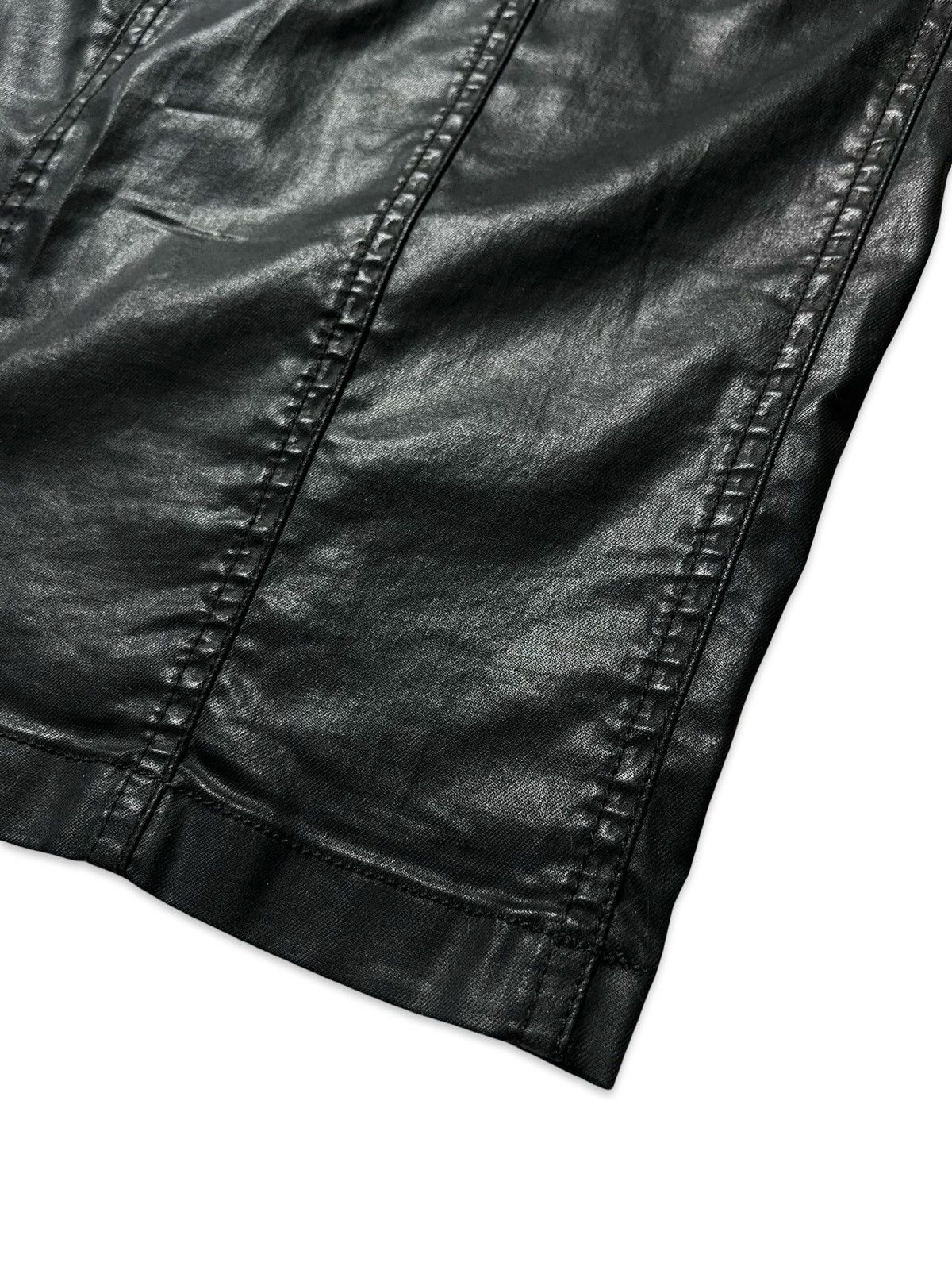 Cop Copine Asymetric CopCopine leather skirt | 38 Size 27" / US 4 / IT 40 - 9 Thumbnail