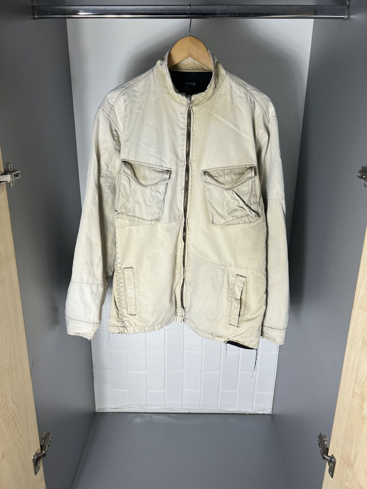 Stussy × Vintage VERY RARE STUSSY DESIGNER LIGHT JACKET JAPAN STYLE Y2K 90s Size US L / EU 52-54 / 3 - 1 Thumbnail