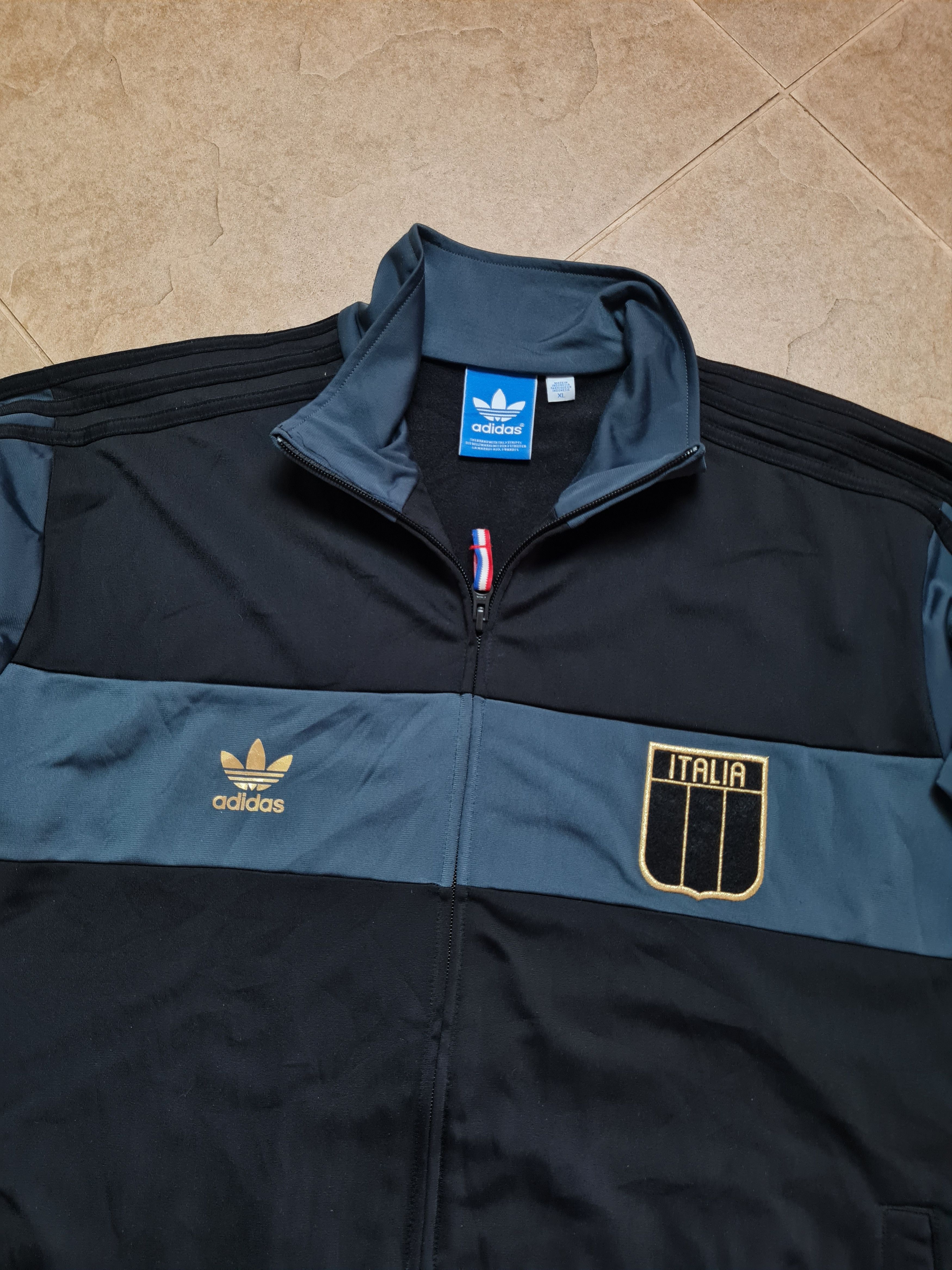 Adidas Vintage Adidas Originals Italy #7 Full Zip Jacket Track Top Size US XL / EU 56 / 4 - 14 Thumbnail