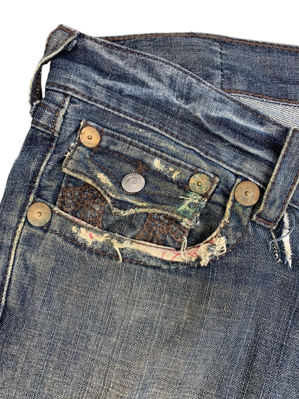 True Religion Y2K 2000’s True Religion Ricky Regular Fit Denim Size US 36 / EU 52 - 4 Thumbnail