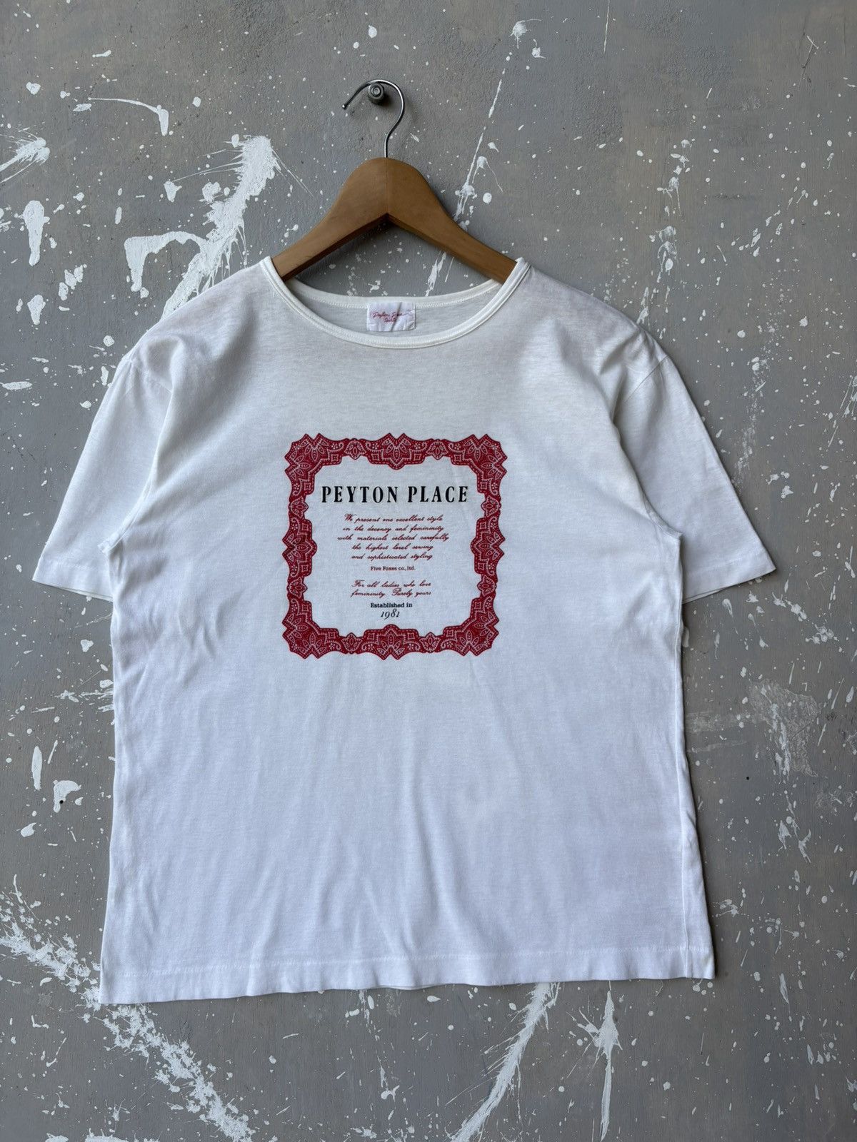 PPFM Vintage 90s Peyton Place Sports For All Ladies Who love Tee Size US S / EU 44-46 / 1 - 1 Thumbnail