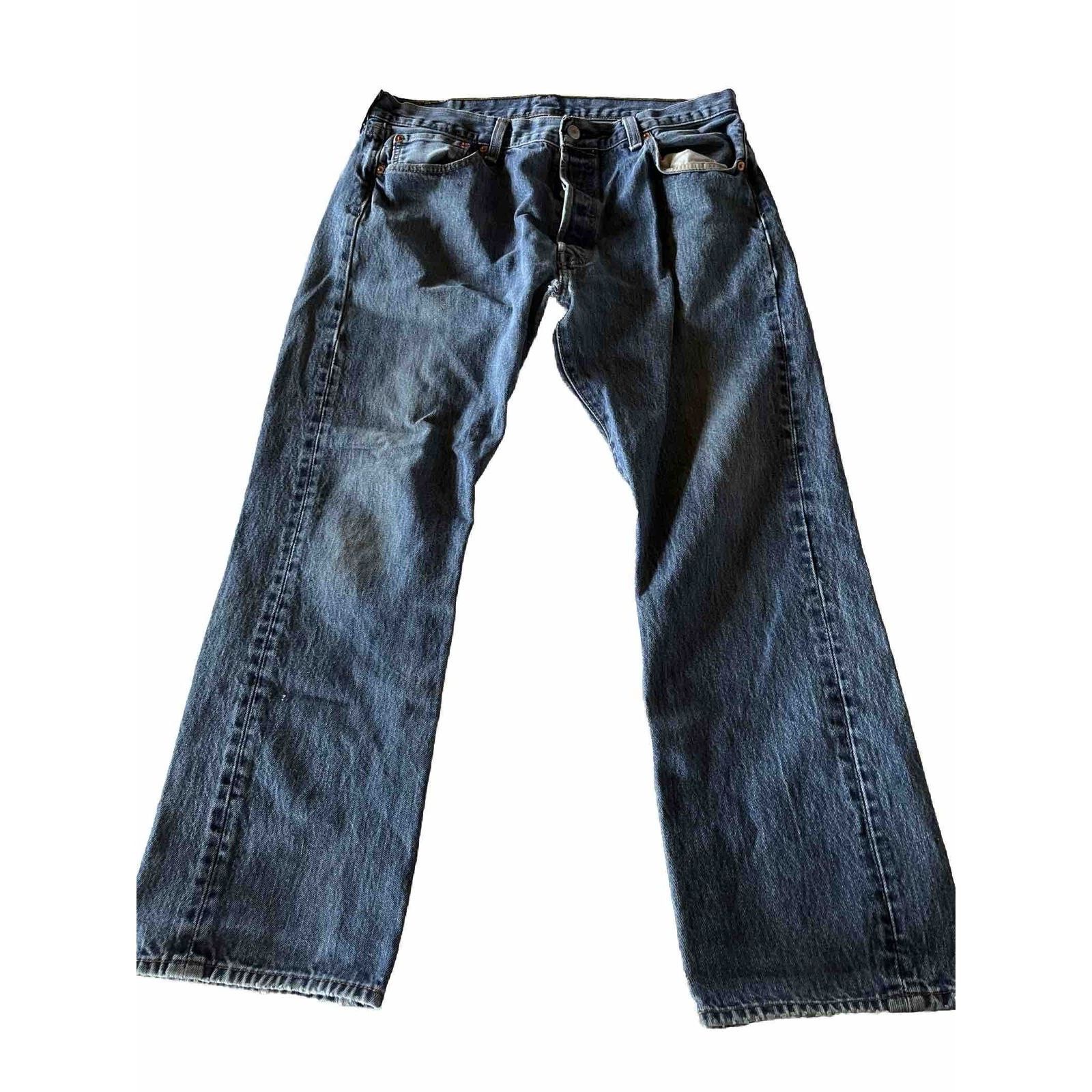 Levi's Levi's 501 XX Men 36x30 Blue Denim Jeans Button Fly Med Wash Size US 36 / EU 52 - 1 Thumbnail