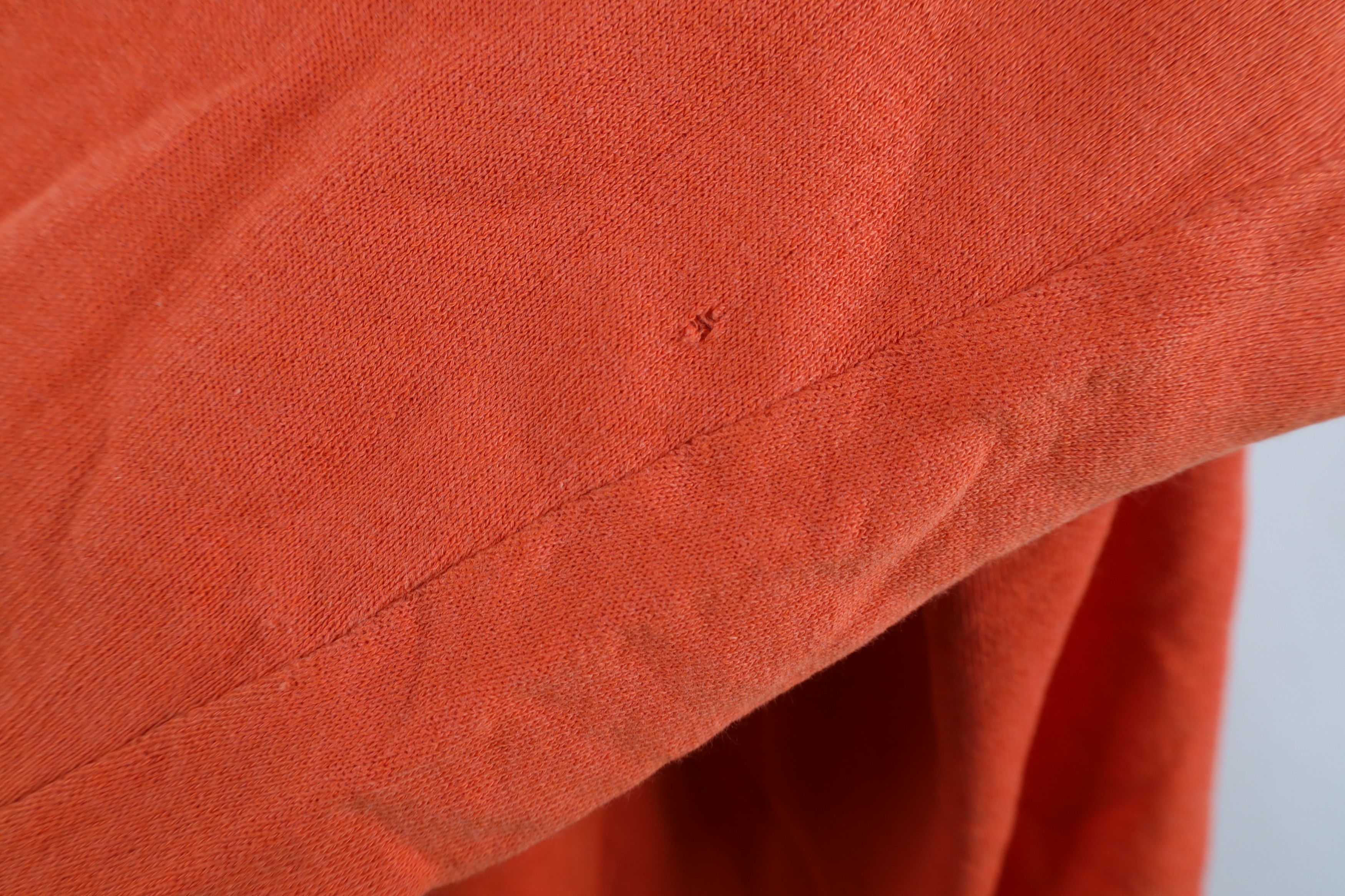 Vintage Vintage 70s Streetwear Blank Crewneck Sweatshirt Orange USA Size US XL / EU 56 / 4 - 7 Thumbnail