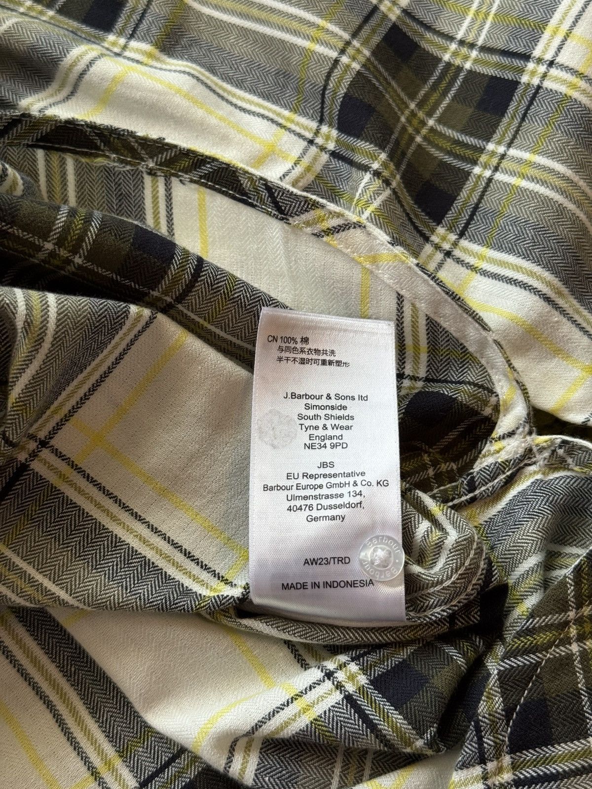 Barbour Barbour checkered tartan blouse shirt Size XL / US 12-14 / IT 48-50 - 11 Thumbnail