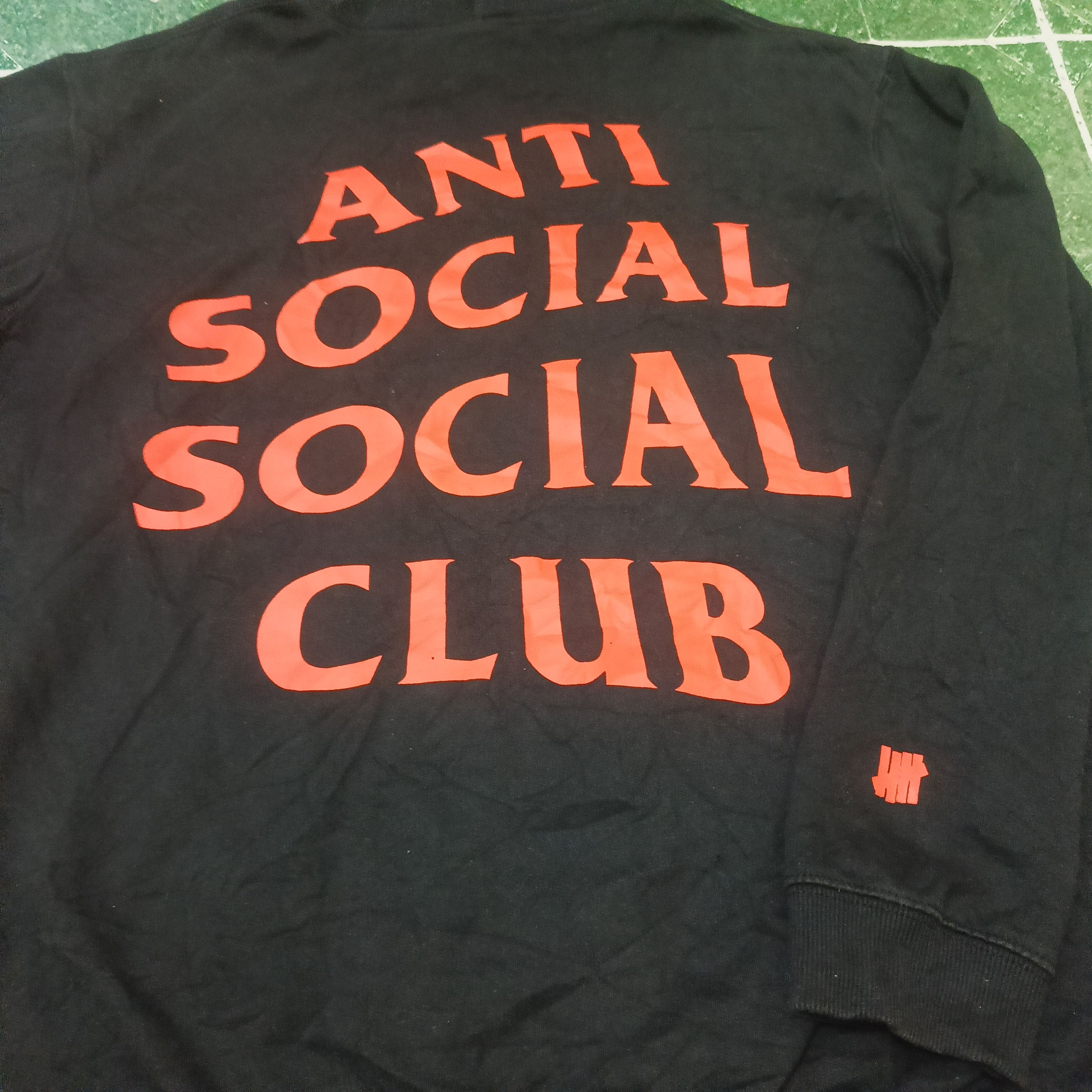 Anti Social Social Club × Undefeated Black Anti Social Social Club Undefeated Paranoid Hoodie Size US XL / EU 56 / 4 - 2 Thumbnail