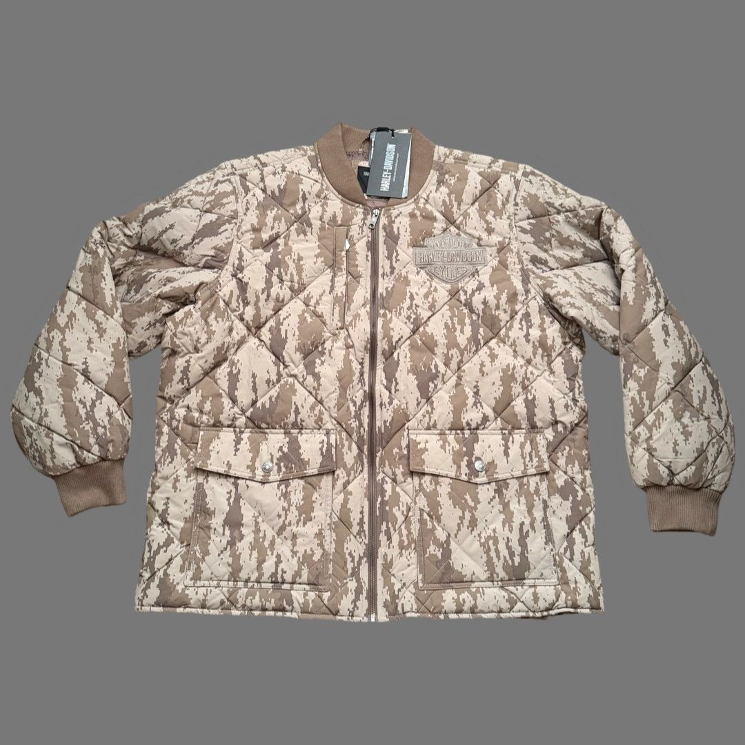 Harley Davidson Harley-Davidson Men's Park Bomber Jacket Camo Size XXL NWT Size US XXL / EU 58 / 5 - 1 Thumbnail
