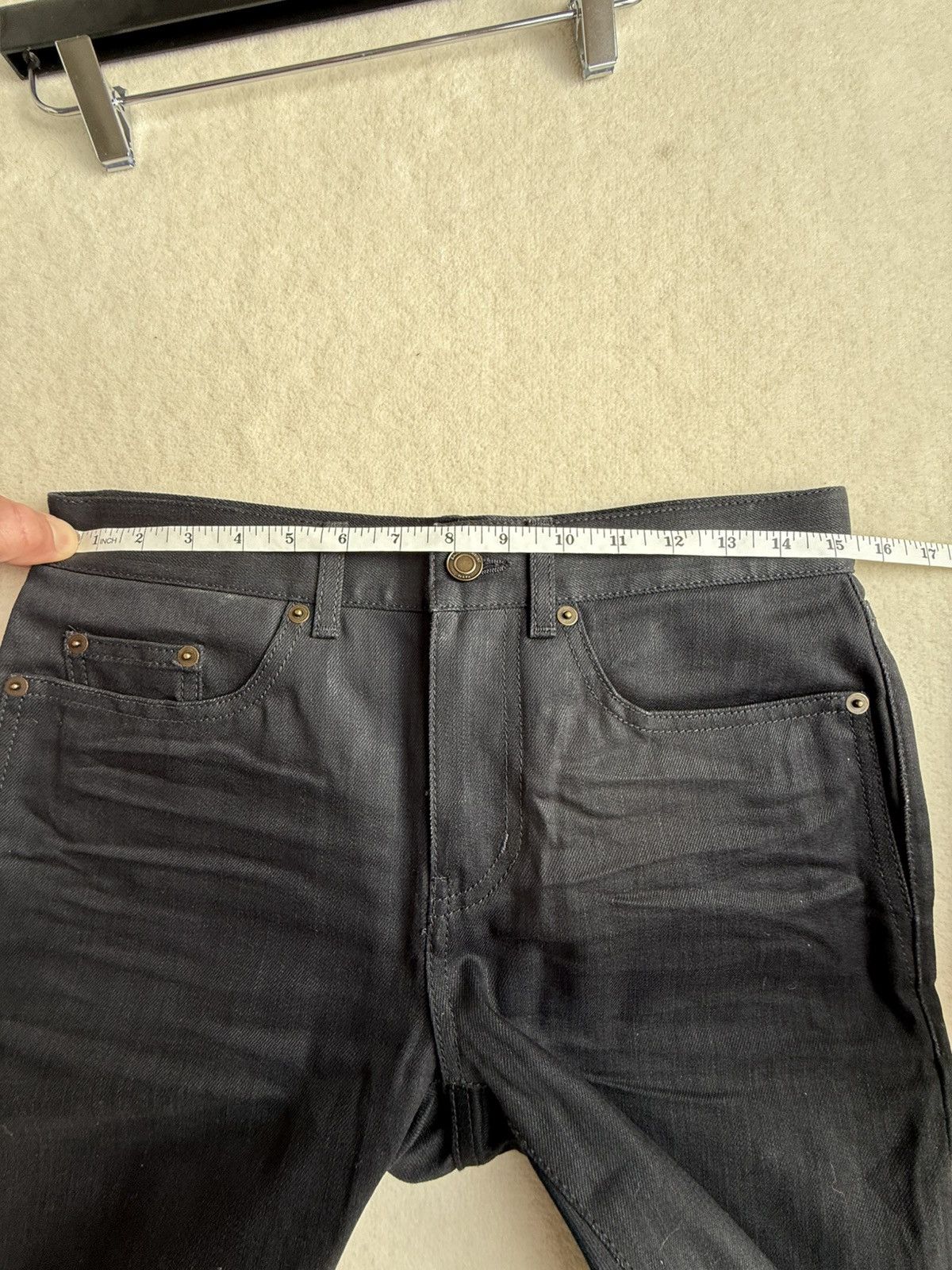 Saint Laurent Paris SS20 Saint Laurent black raw hem shorts 27 Small Size US 27 - 2 Thumbnail