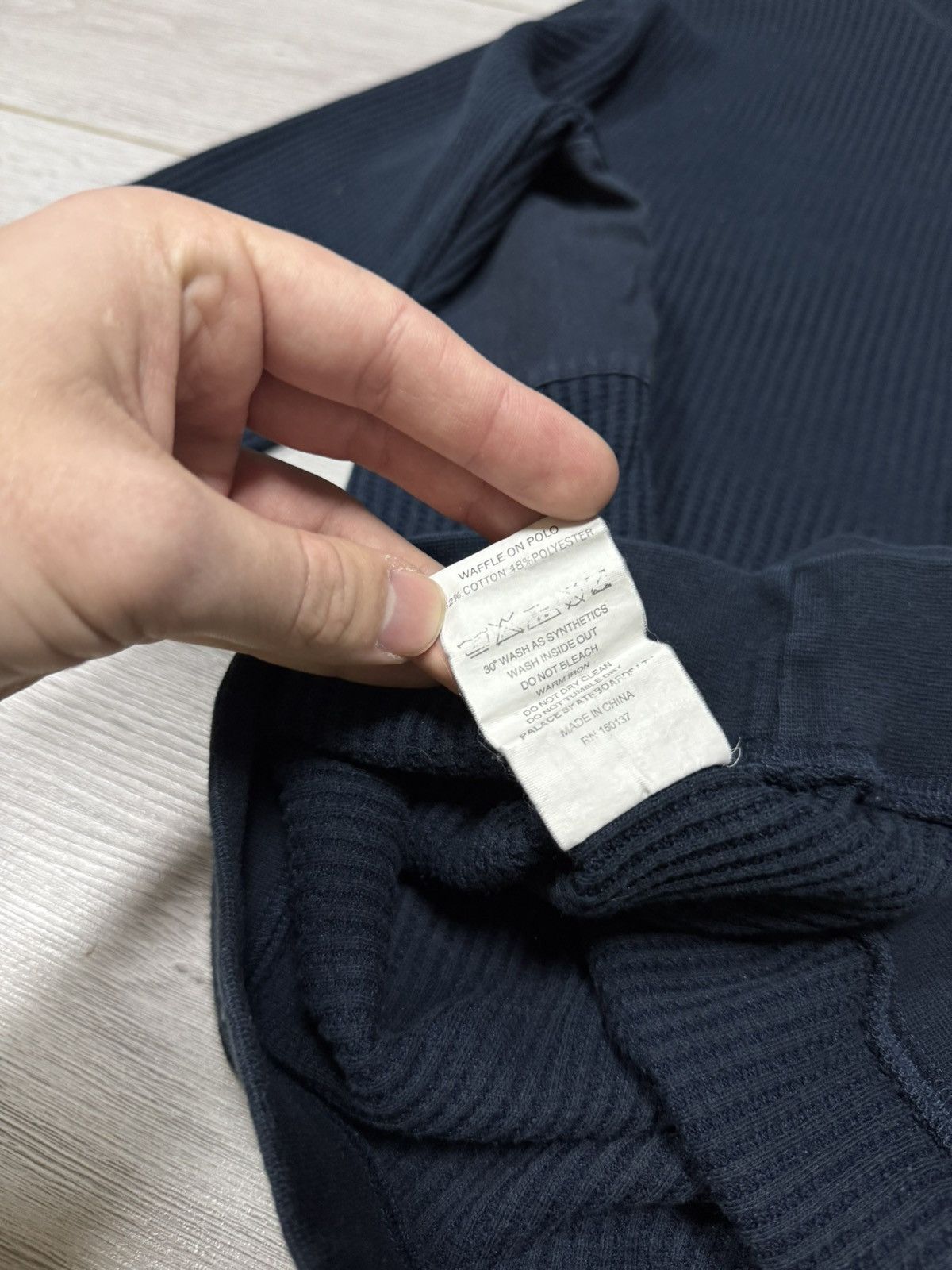 Palace Palace Waffle on Polo long sleeve Size US L / EU 52-54 / 3 - 11 Thumbnail