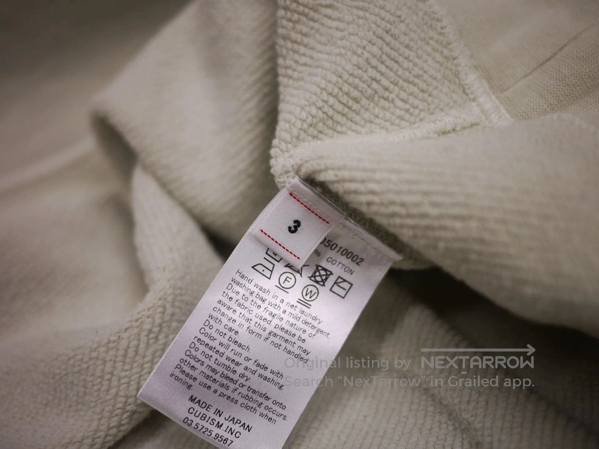 Visvim White Long-Sleeve Sweatshirt Size L. Size US L / EU 52-54 / 3 - 9 Thumbnail