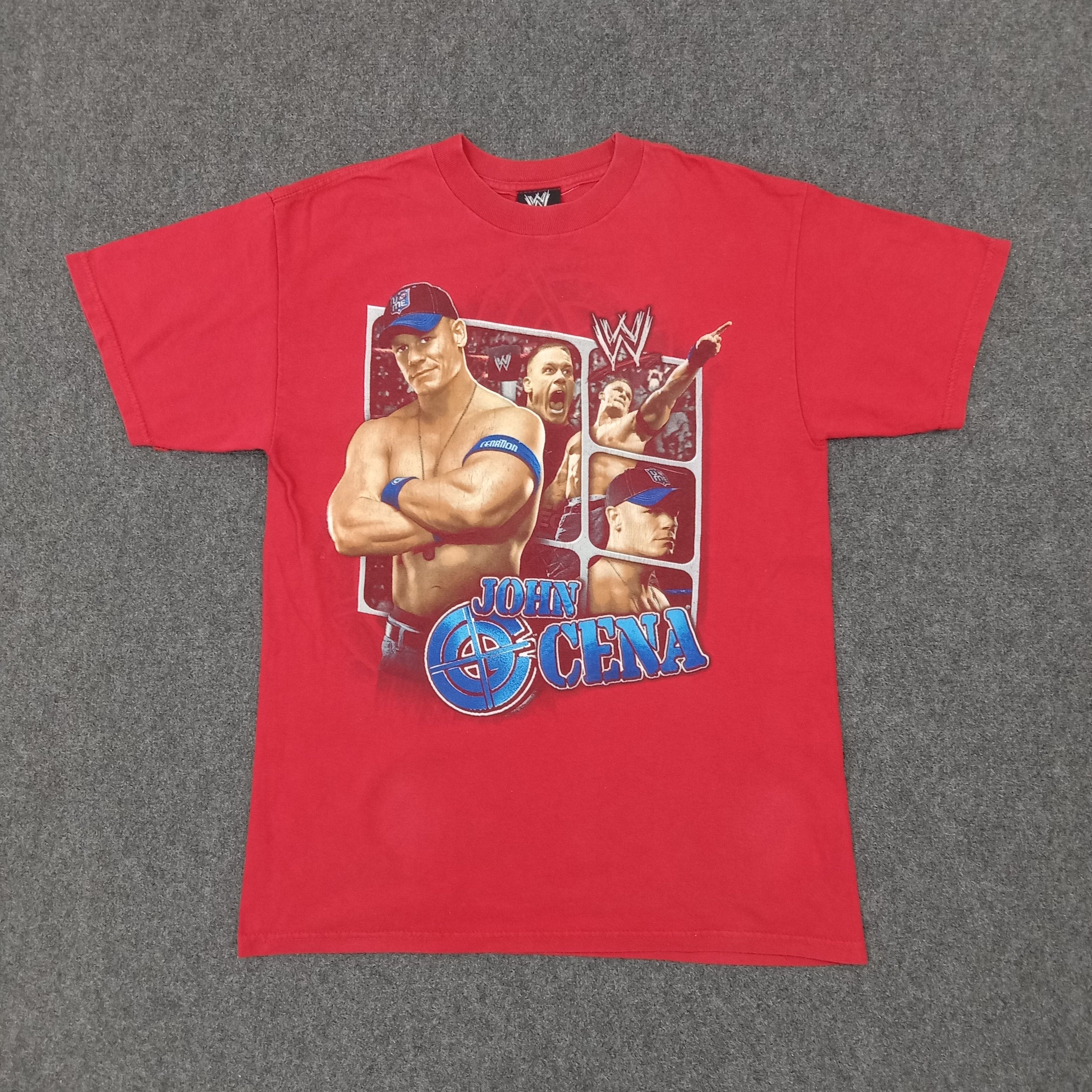 Vintage × WWE John Cena WWE American Wrestling Sports Tshirt Size US M / EU 48-50 / 2 - 1 Thumbnail