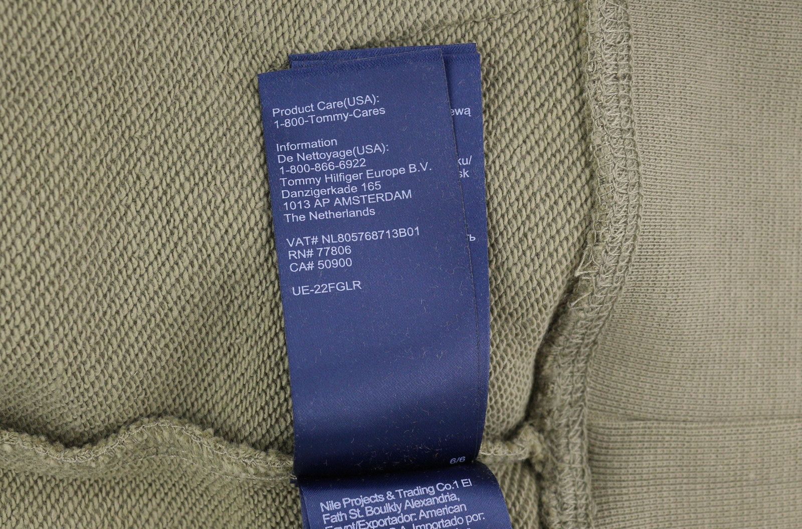 Tommy Hilfiger SQUARE LOGO L Brown Kangaroo Pocket Hooded 85112 Size US L / EU 52-54 / 3 - 9 Thumbnail