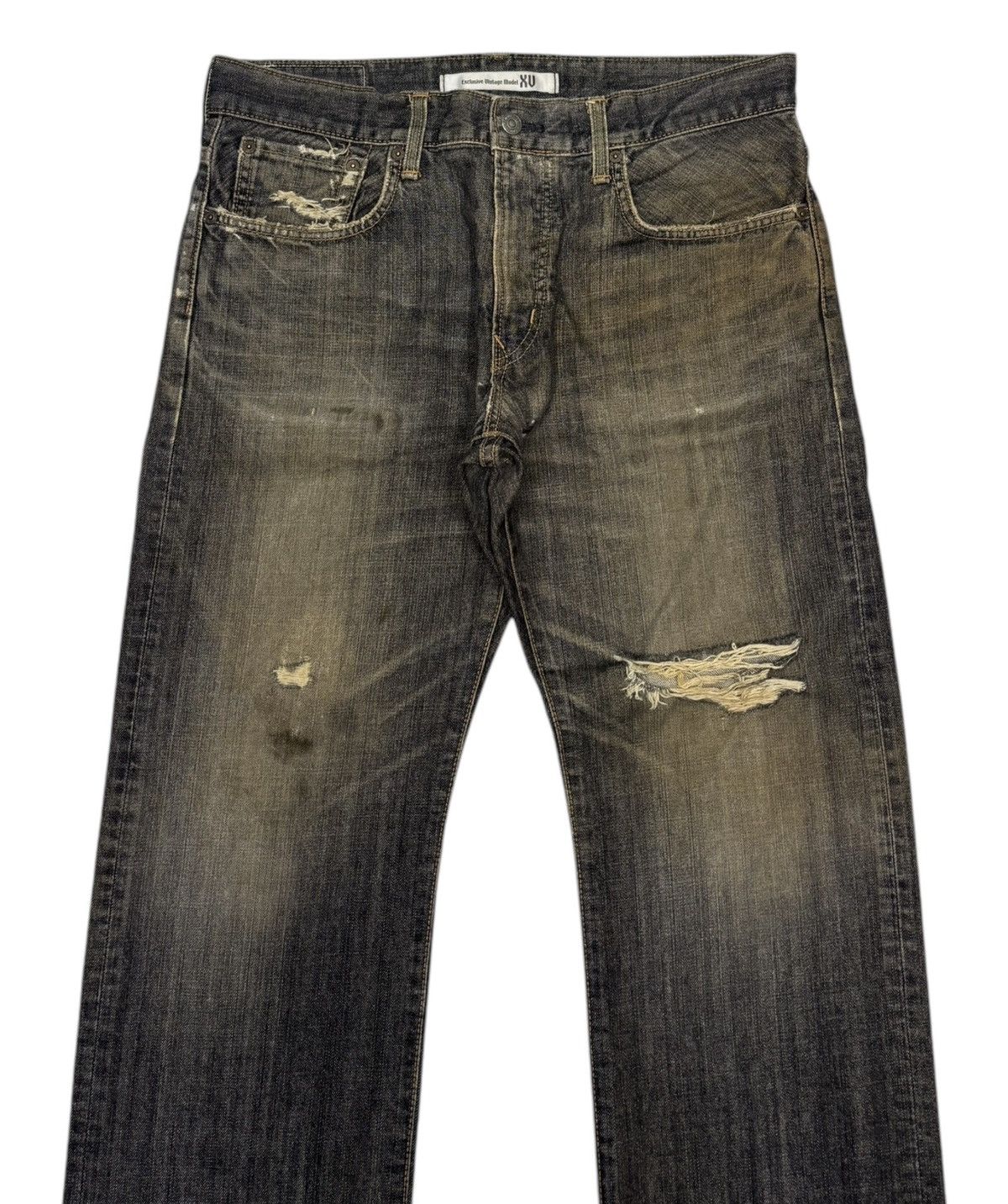 Edwin BAGGY EDWIN XU EXCLUSIVE VINTAGE MODEL RUSTY MUD WASH JEANS Size US 34 / EU 50 - 3 Thumbnail