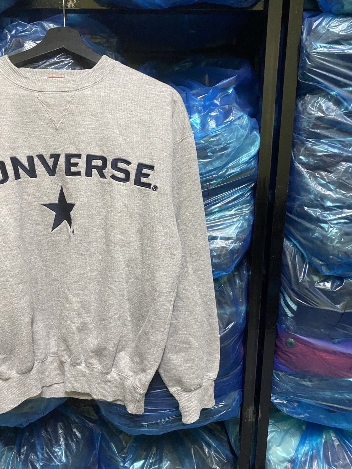 Converse Vintage Converse Japan Grey Sweatshirt Embroidered Star Logo Size US M / EU 48-50 / 2 - 4 Thumbnail